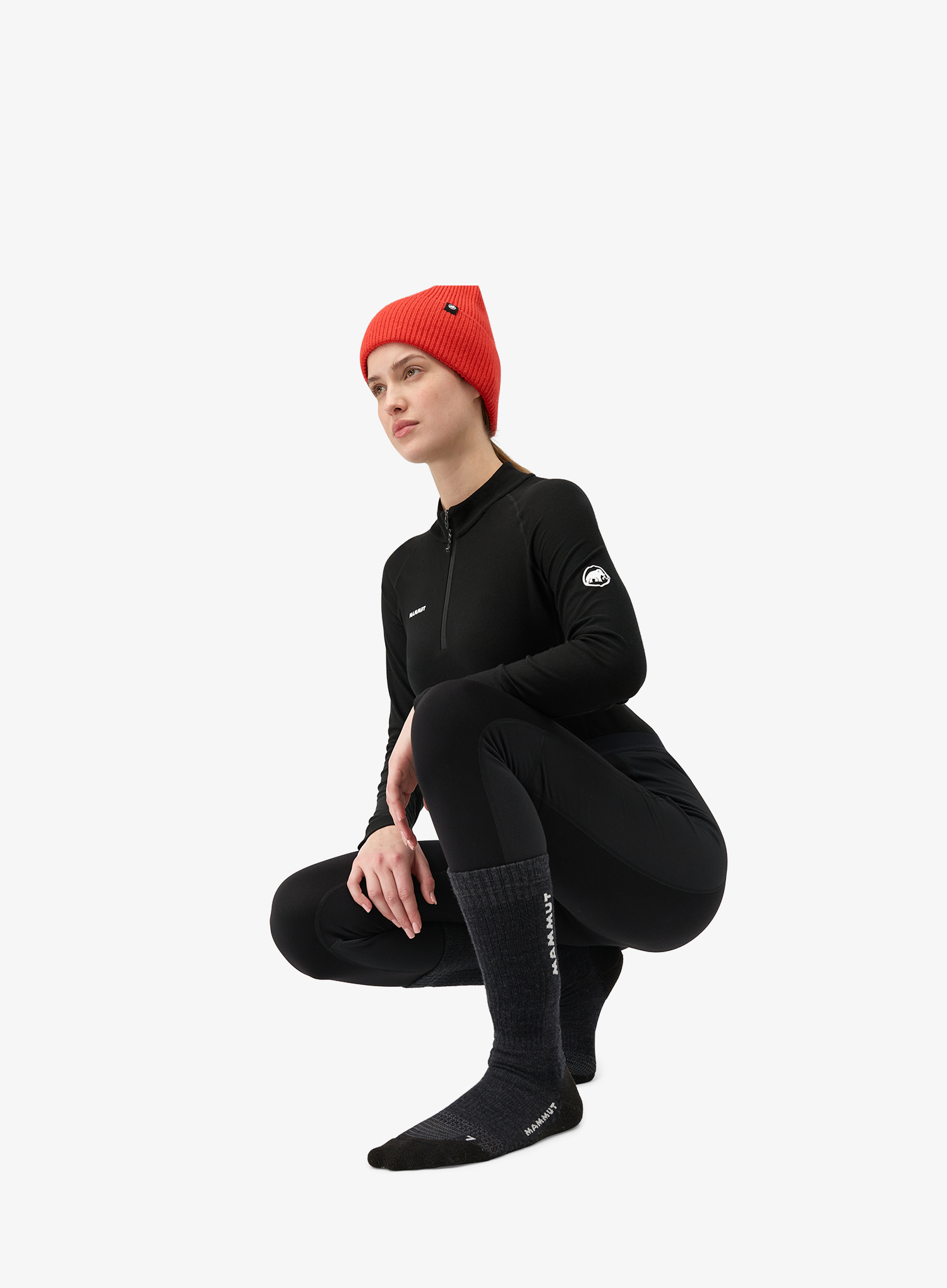 Mammut Aconcagua ML Long Tights Termoaktív női hosszúszárú alsó - black