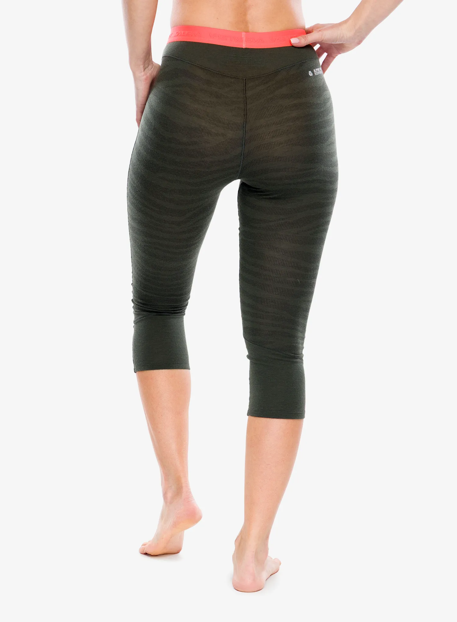 Salewa Cristallo Warm Amr 3/4 Tight Termoaktív női hosszúszárú alsó - dark olive