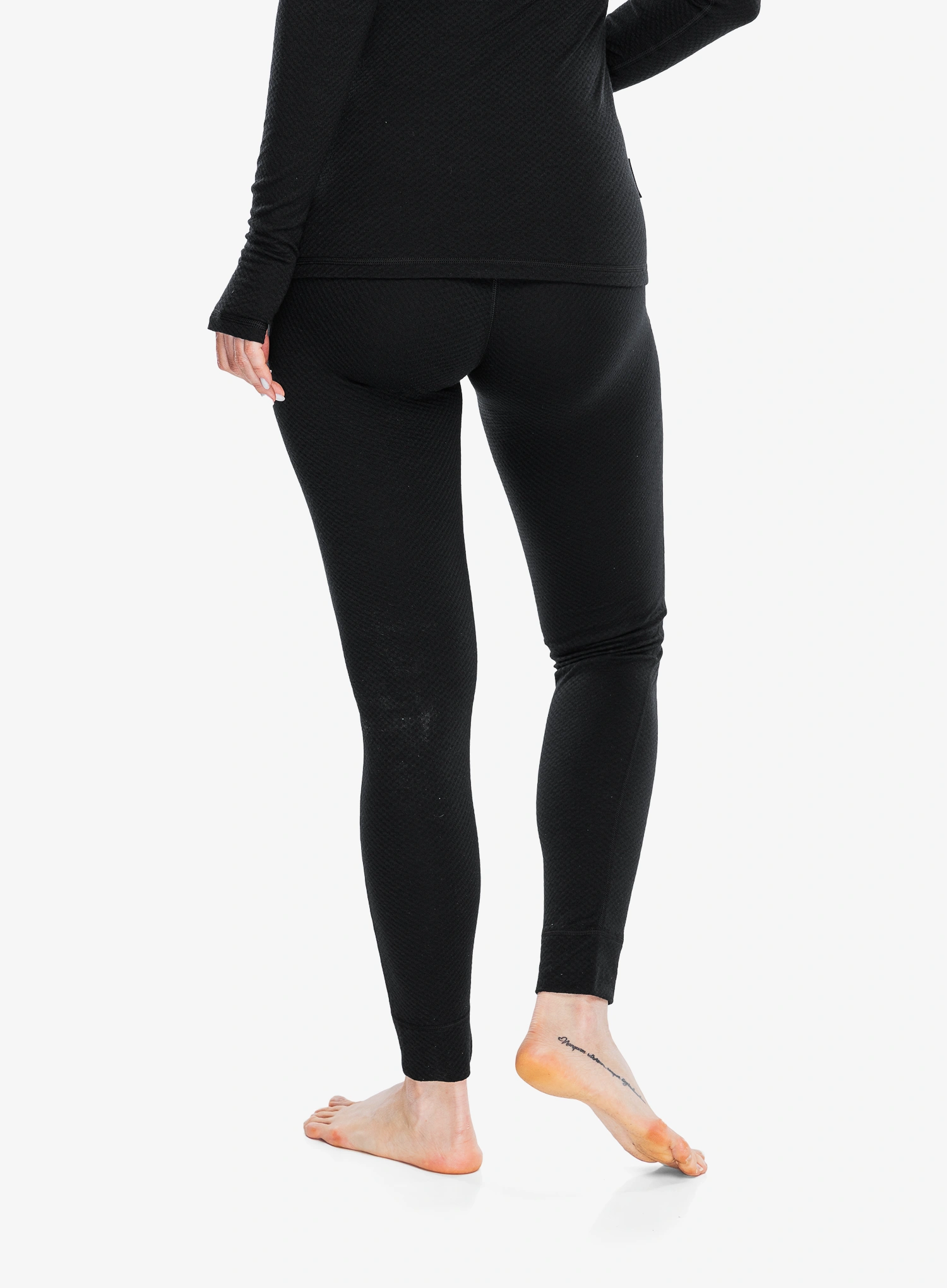 Sensor Merino DF Underpants Termoaktív Női Hosszúszárú Alsó - black