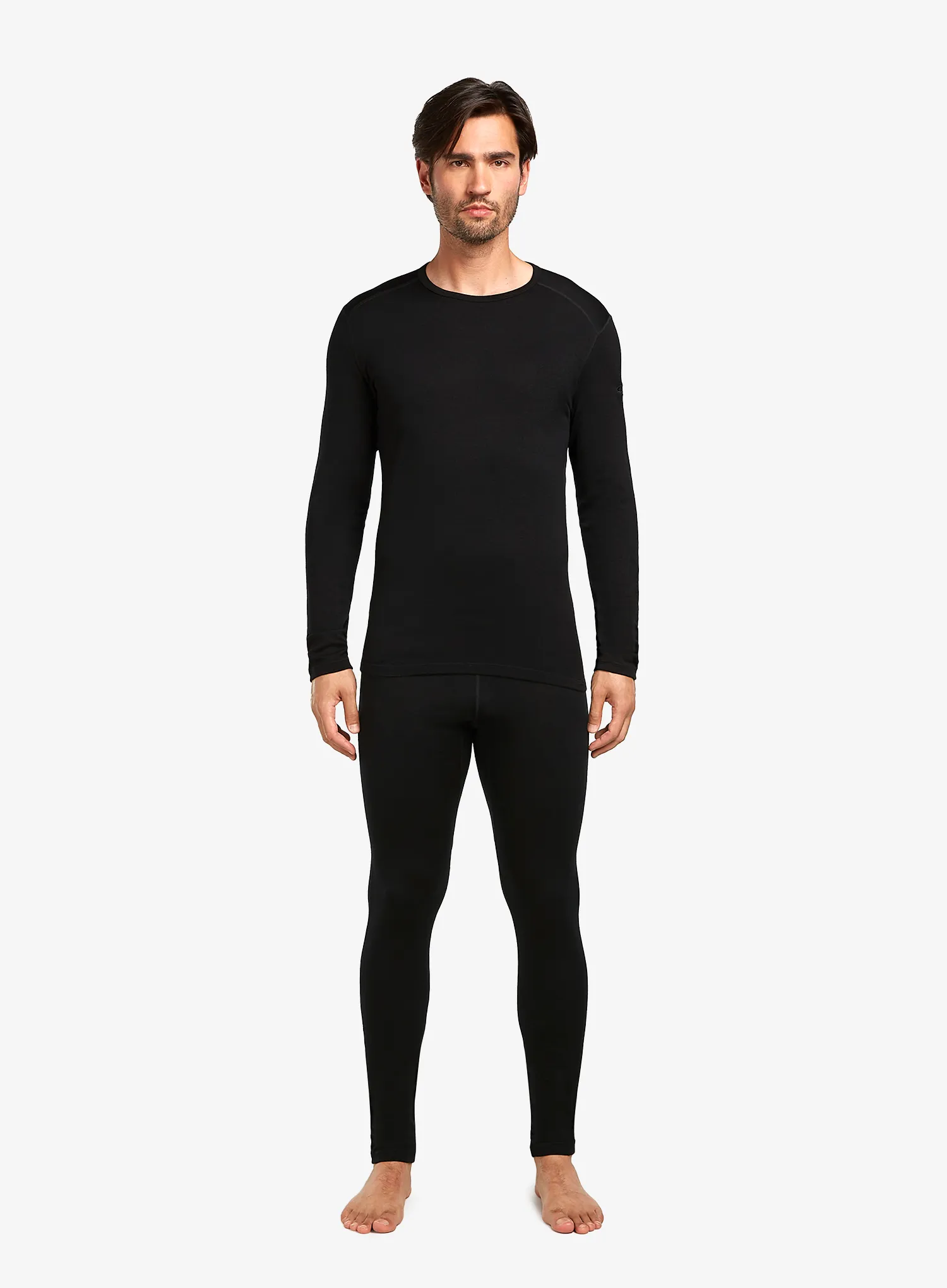 Icebreaker 260 Tech Leggings Termoaktív hosszúszárú alsó - black/monsoon