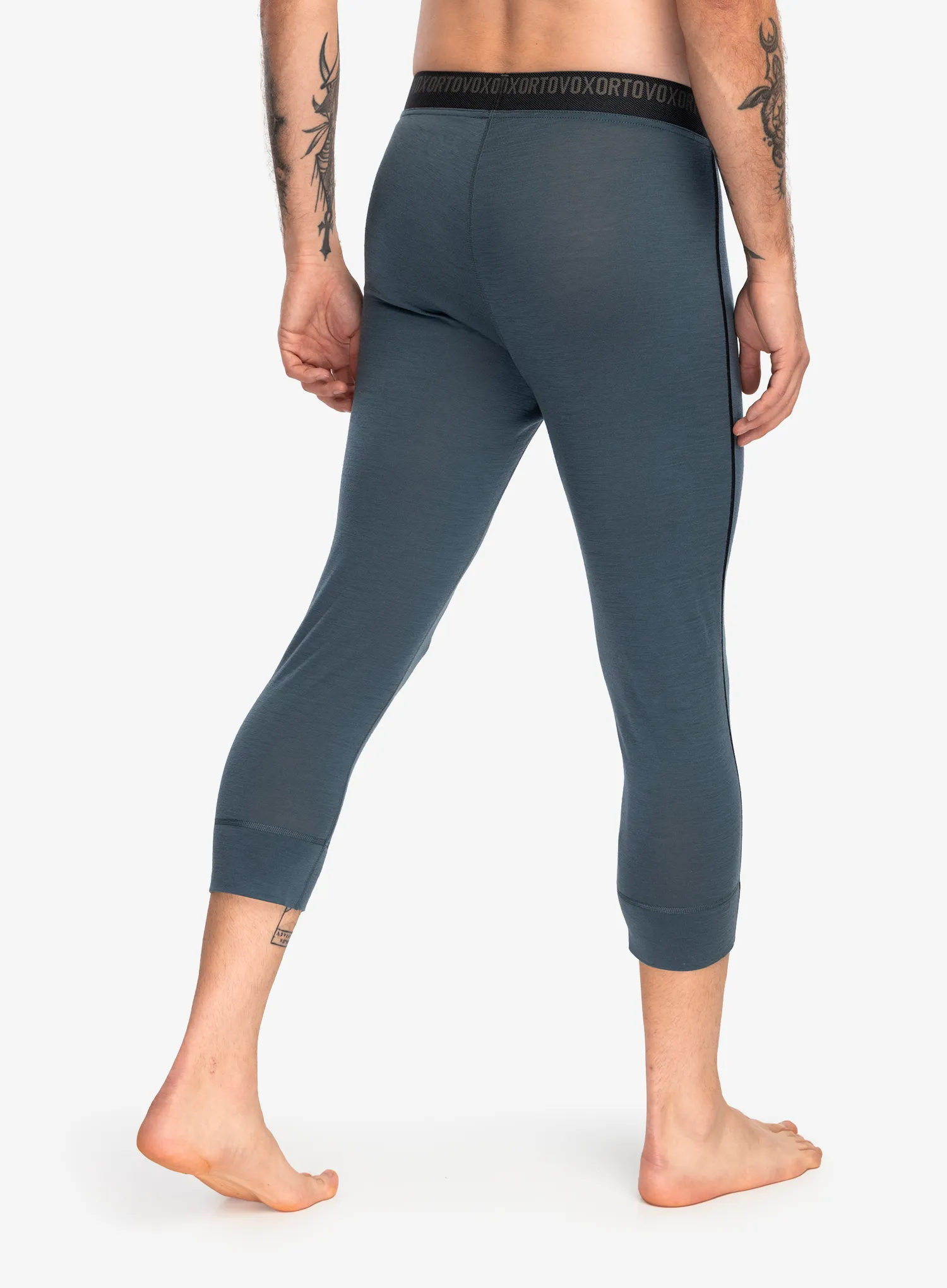 Ortovox 185 Rock N Wool Short Pants Termoaktív hosszúszárú alsó - dark arctic grey