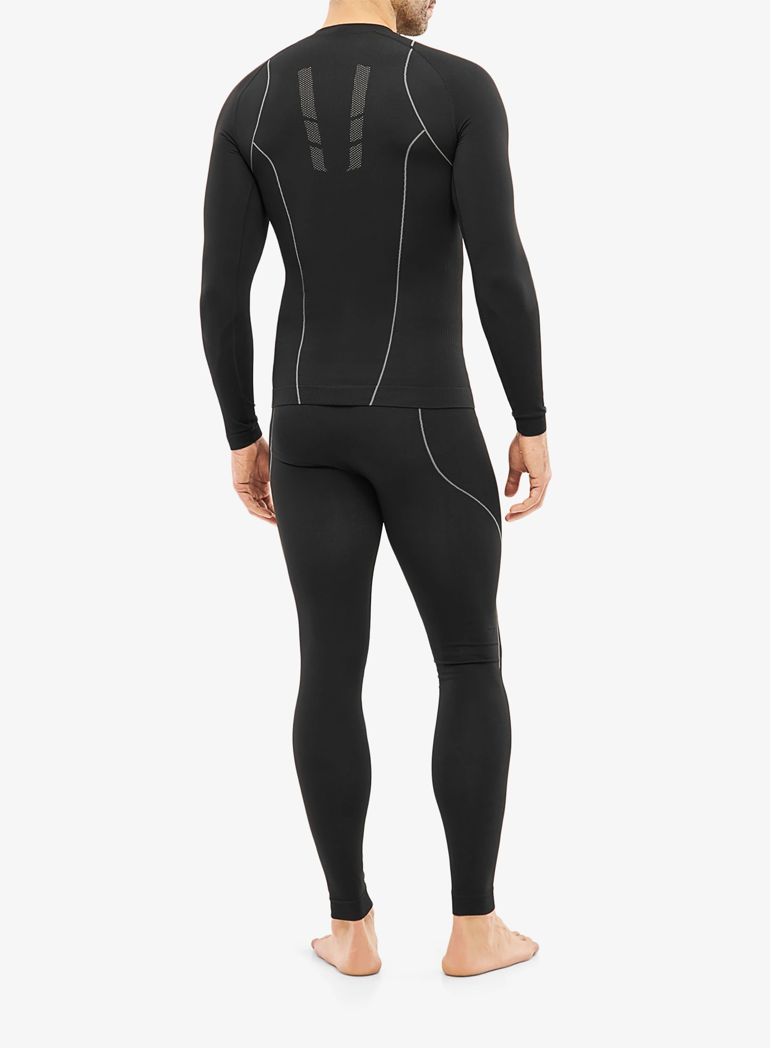 Viking Base Layer Eiger 2.0 Pants Termoaktív hosszúszárú alsó - black/grey