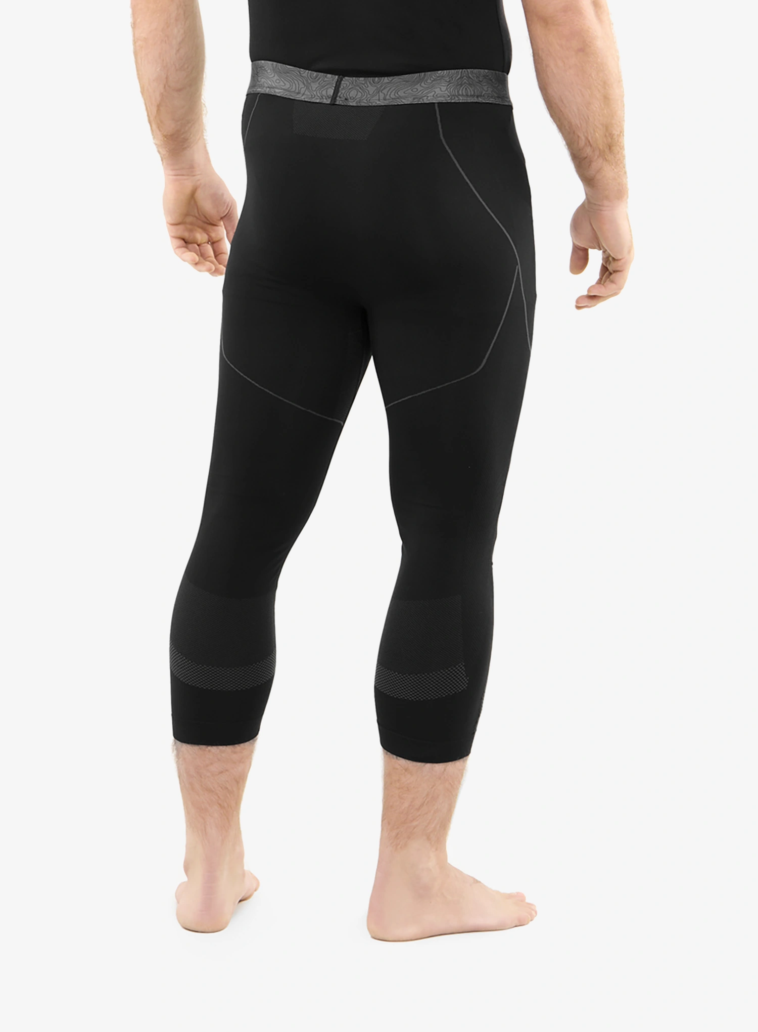 Viking Base Layer Gary 3/4 Pants Termoaktív hosszúszárú alsó - black