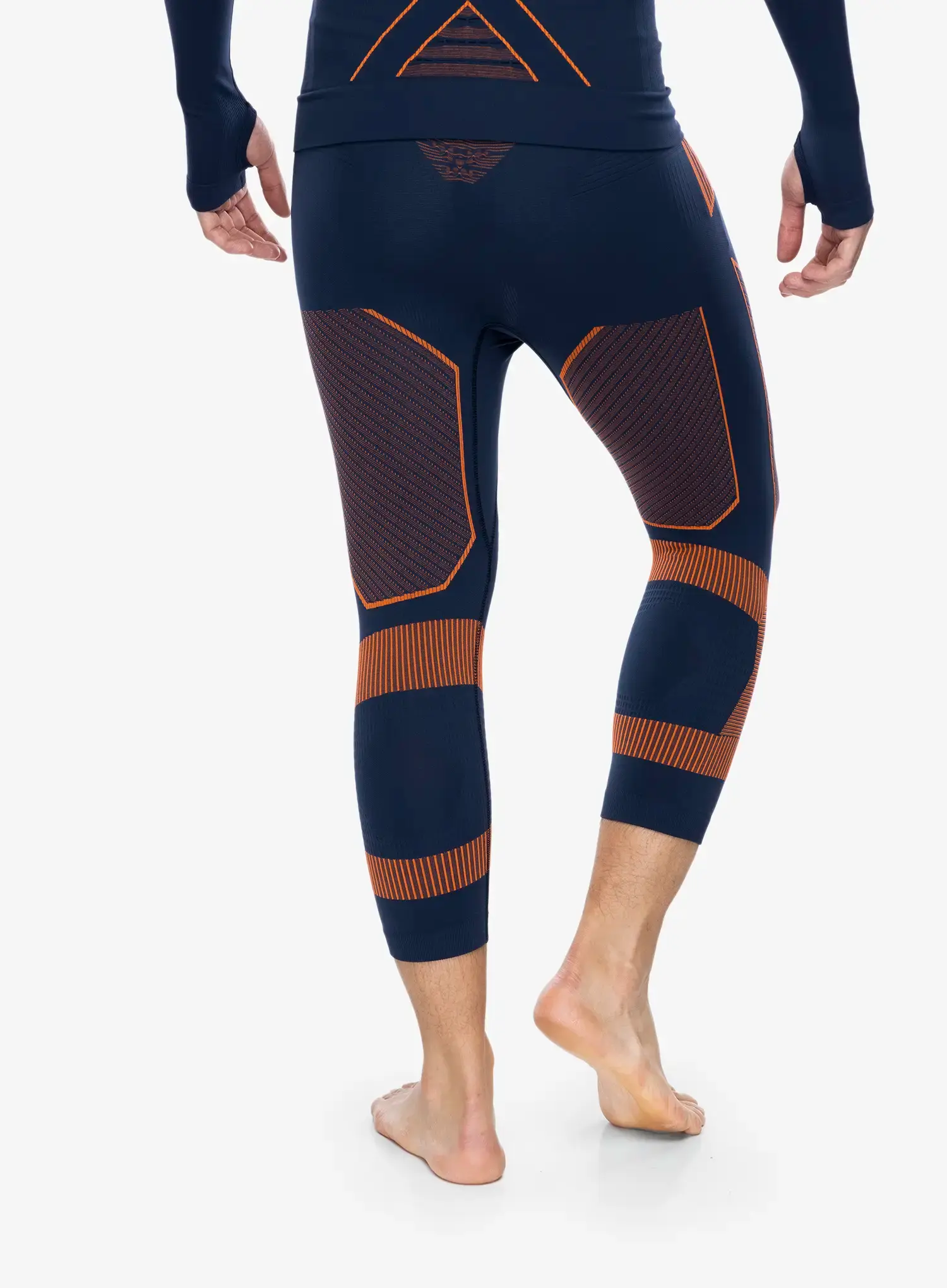 X-Bionic Energy Accumulator Light Pants 3/4 Termoaktív hosszúszárú alsó - marine/orange