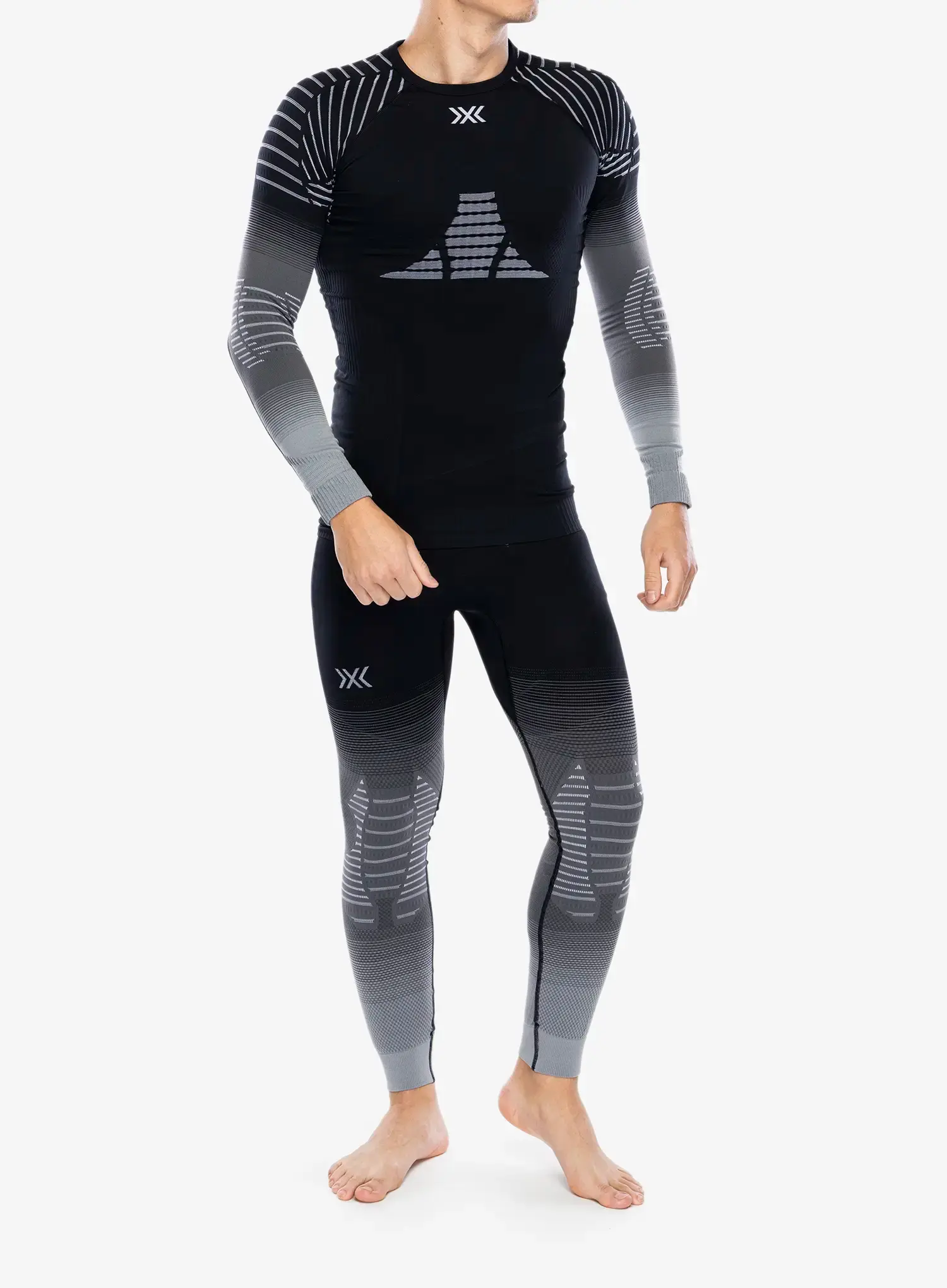 X-Bionic Invent Fx Pants Termoaktív hosszúszárú alsó - black/grey/light grey