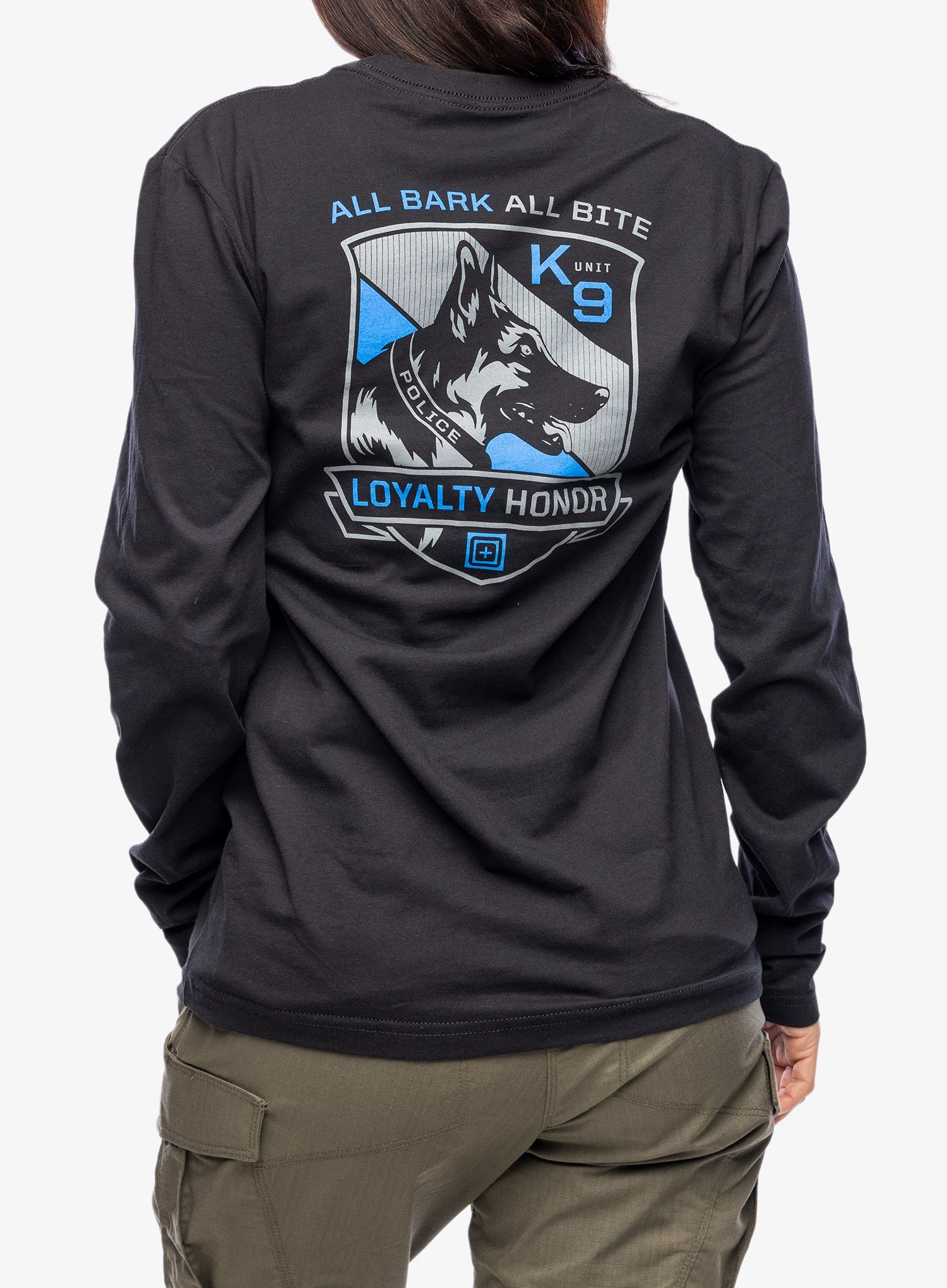 5.11 All Bark Bite L/S Tee Női hosszú ujjú póló - black