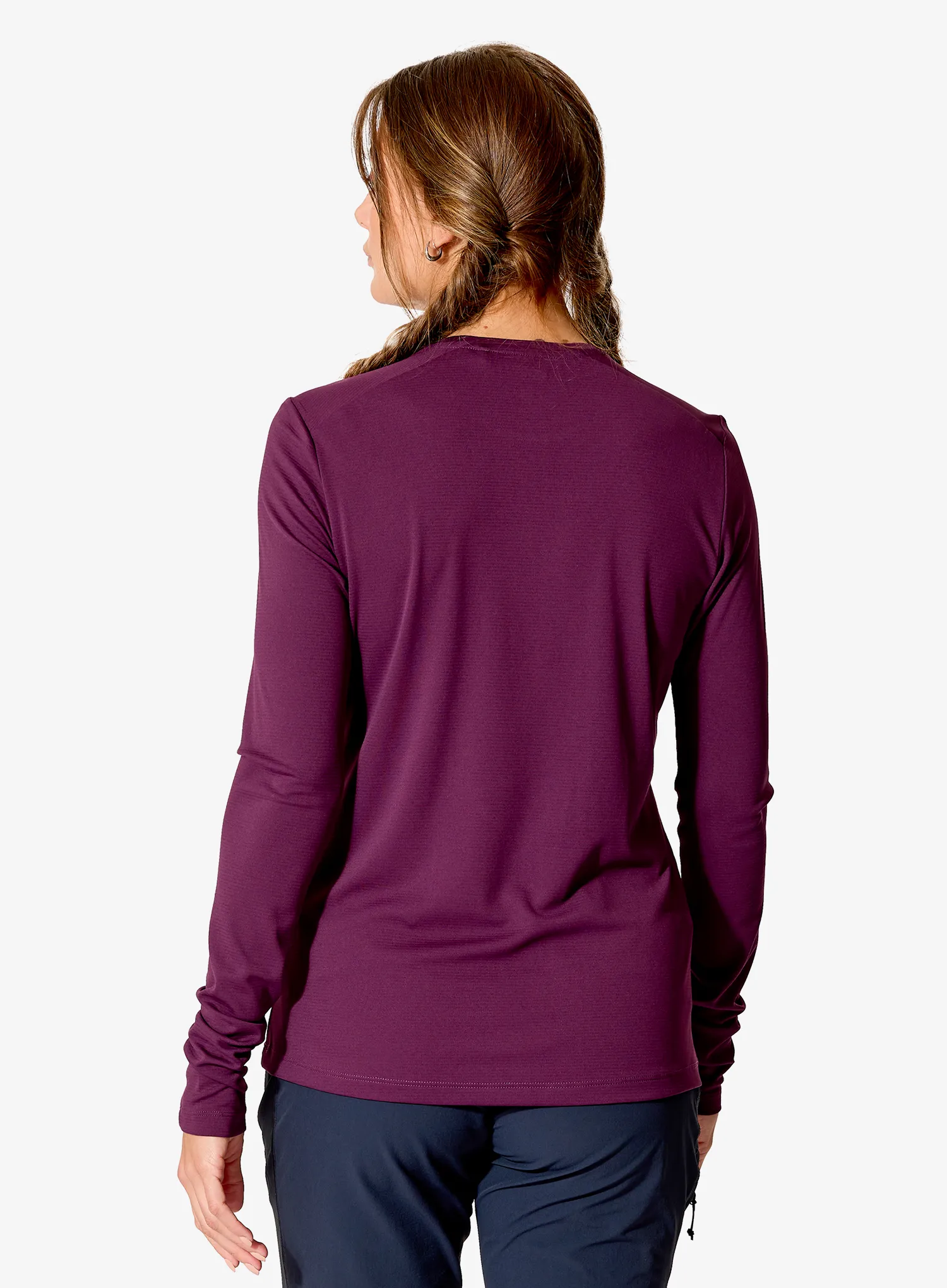 Rab Force LS Tee Női hosszú ujjú póló - mulberry