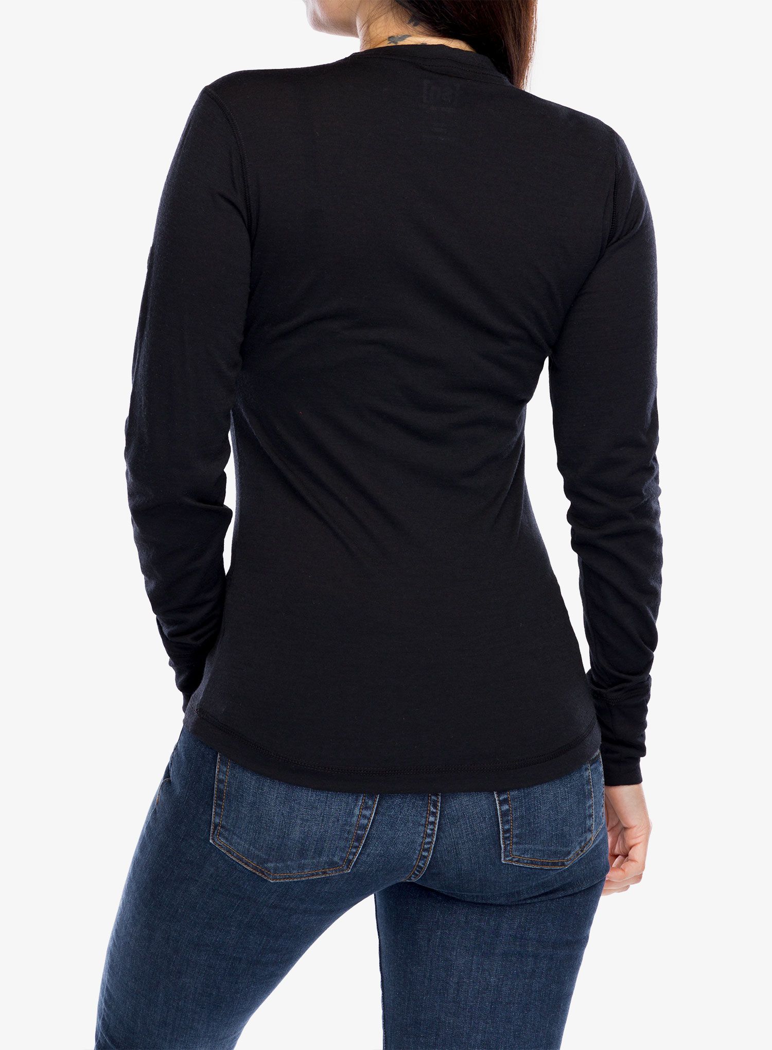 Super.natural Tundra175 Ls Női hosszú ujjú póló - jet black