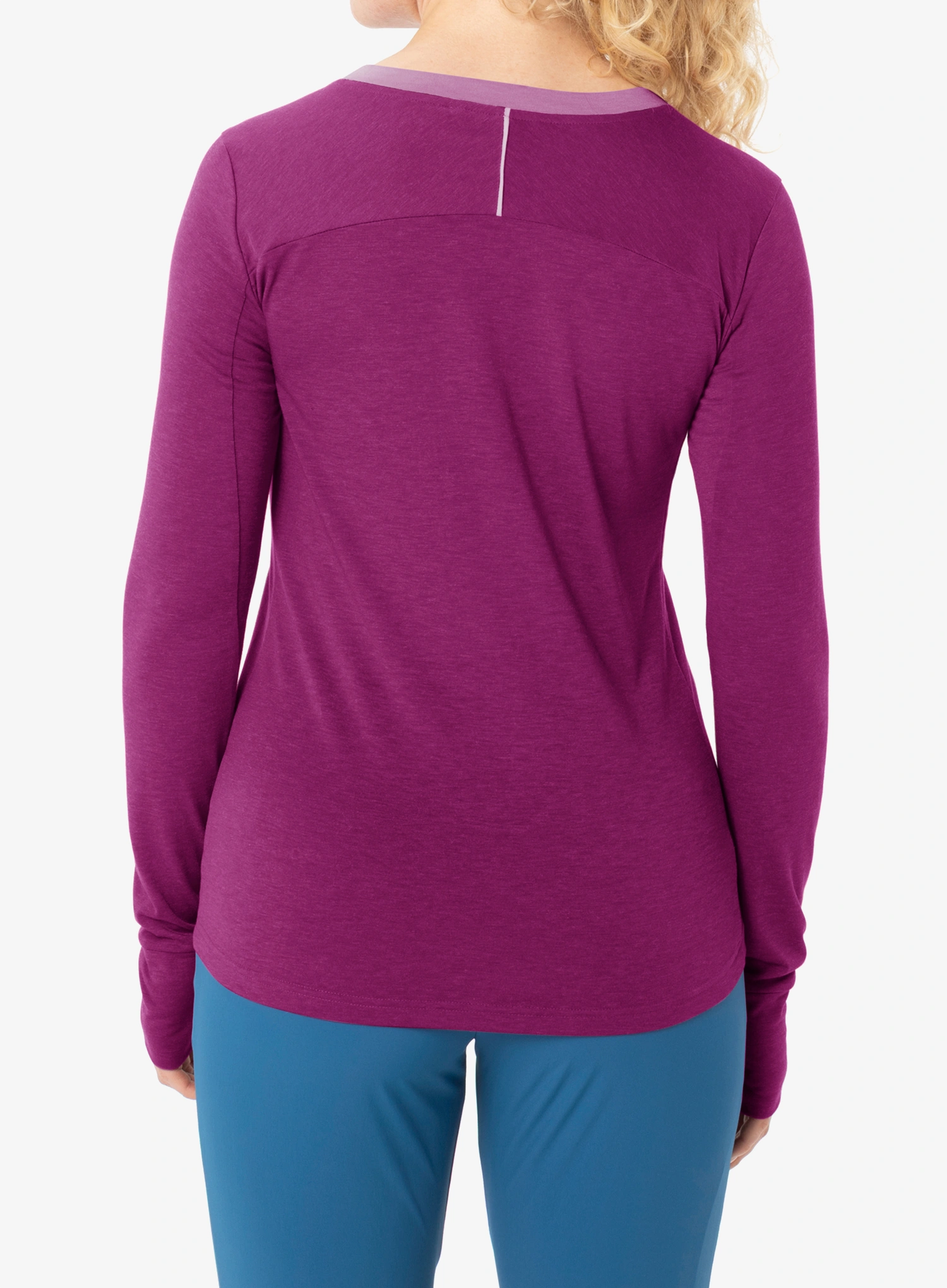Vaude Sveit LS Shirt II Női hosszú ujjú póló - pink orchid