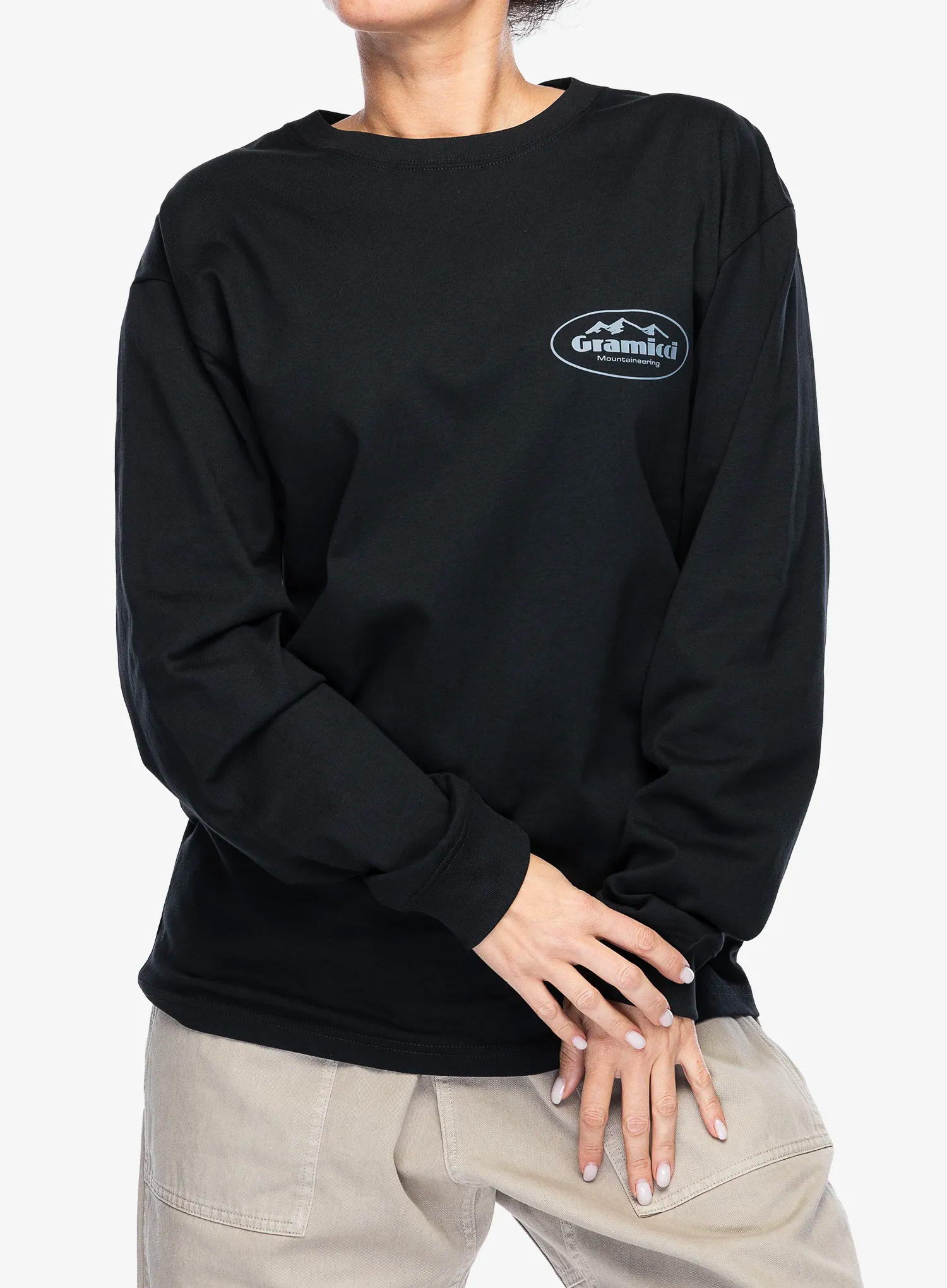 Gramicci Mountaineering LS Tee Hosszúujjú - vintage black