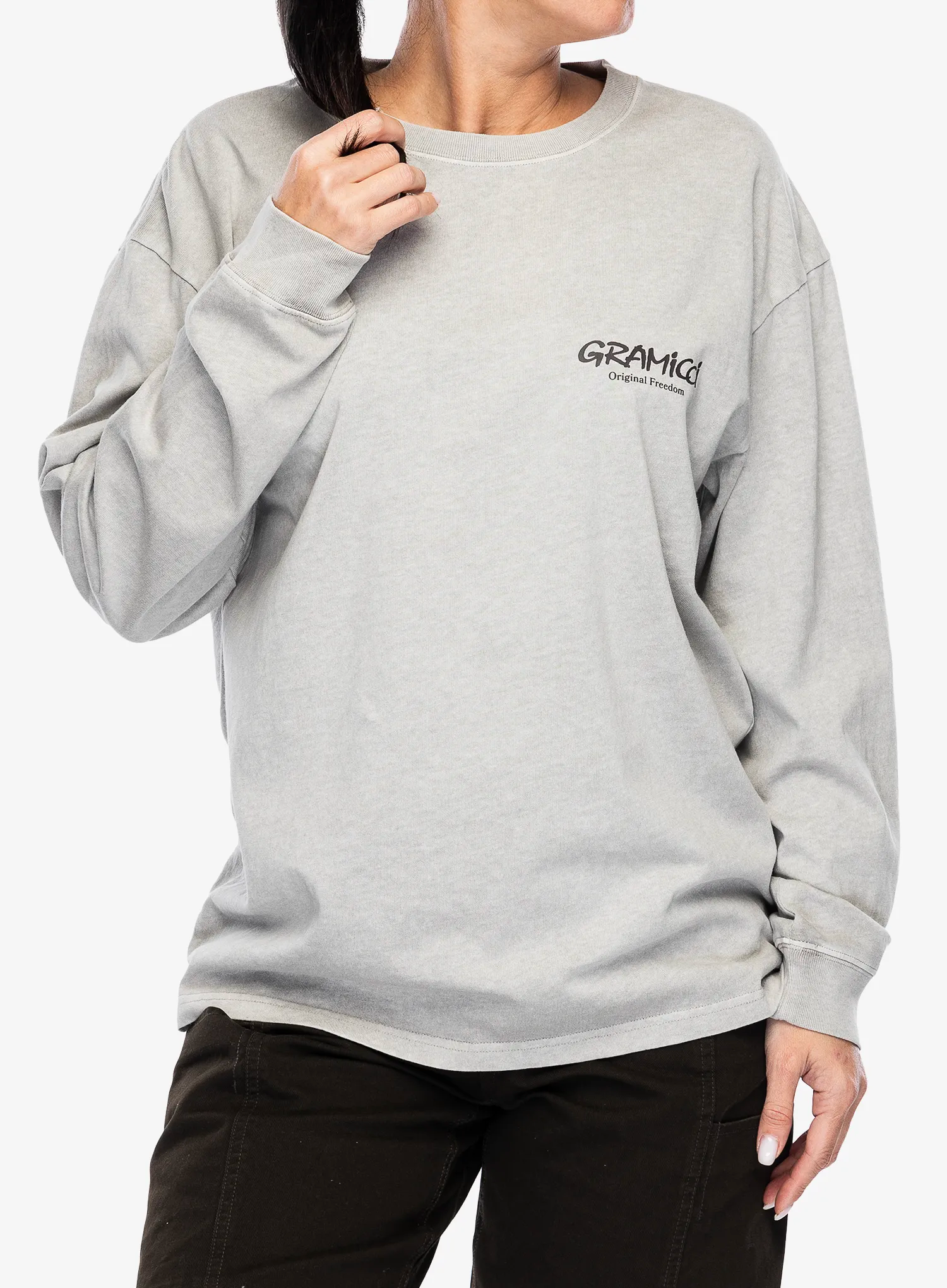 Gramicci Original Freedom LS Tee Hosszúujjú - pigment slate