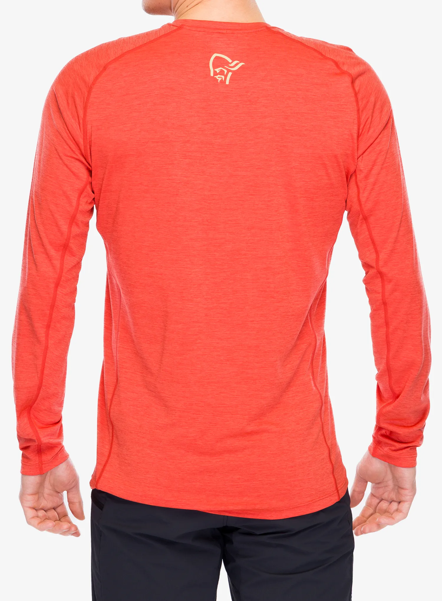 Norrona Fjora Equaliser Lightweight Long Sleeve Hosszúujjú - paprika red