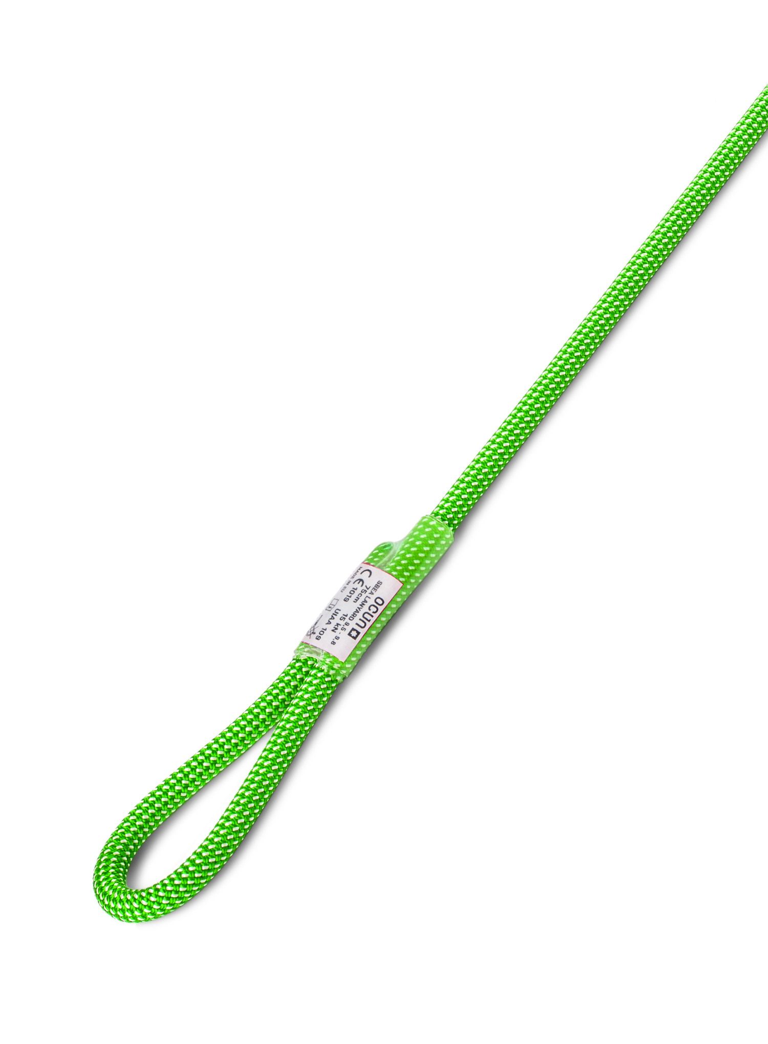 Ocun Sbea Lanyard 9,5 mm 75 cm Kantár - green/ice mint