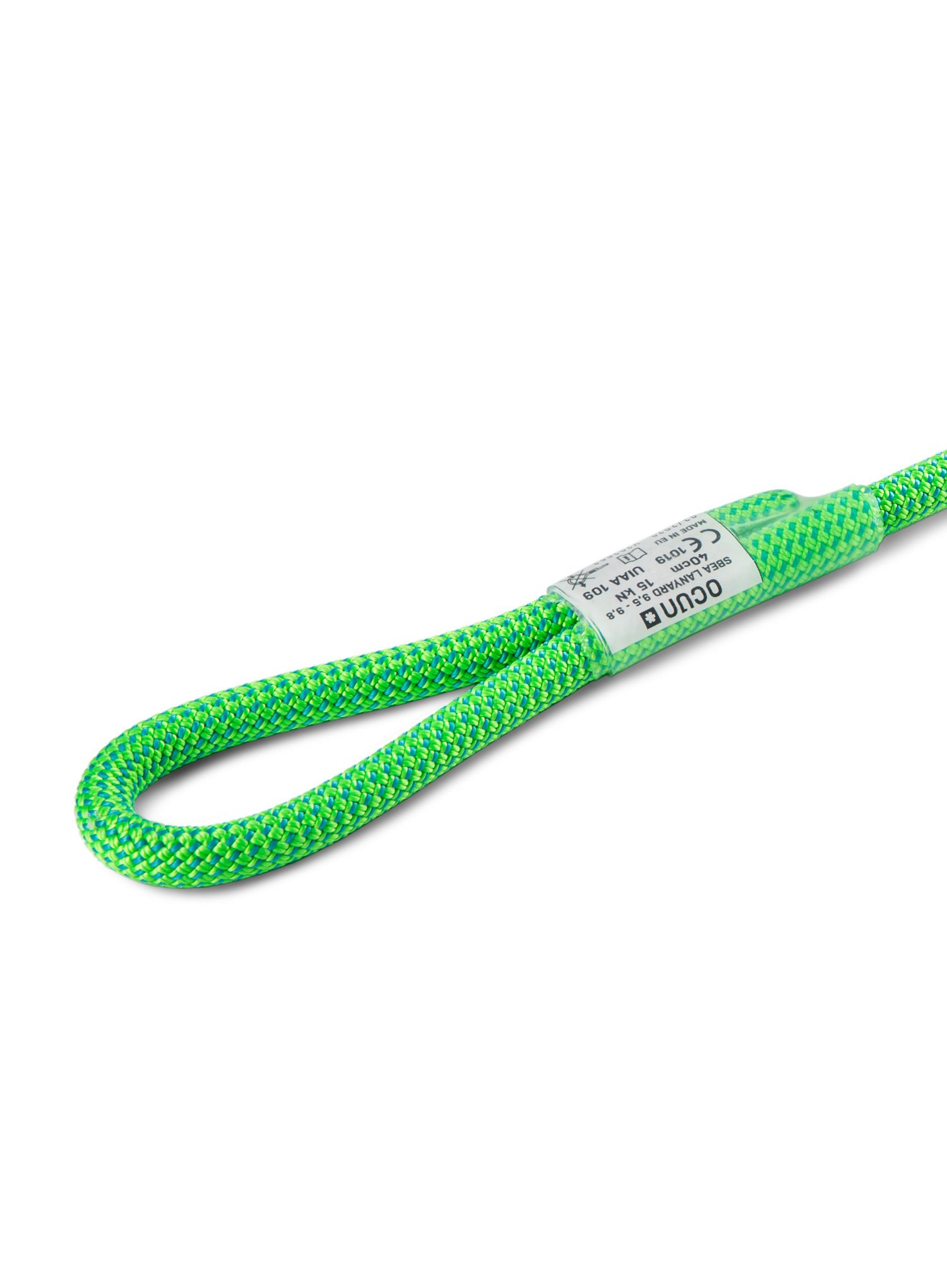 Ocun Sbea Lanyard 9,8 mm 40 cm Kantár - green/icemint