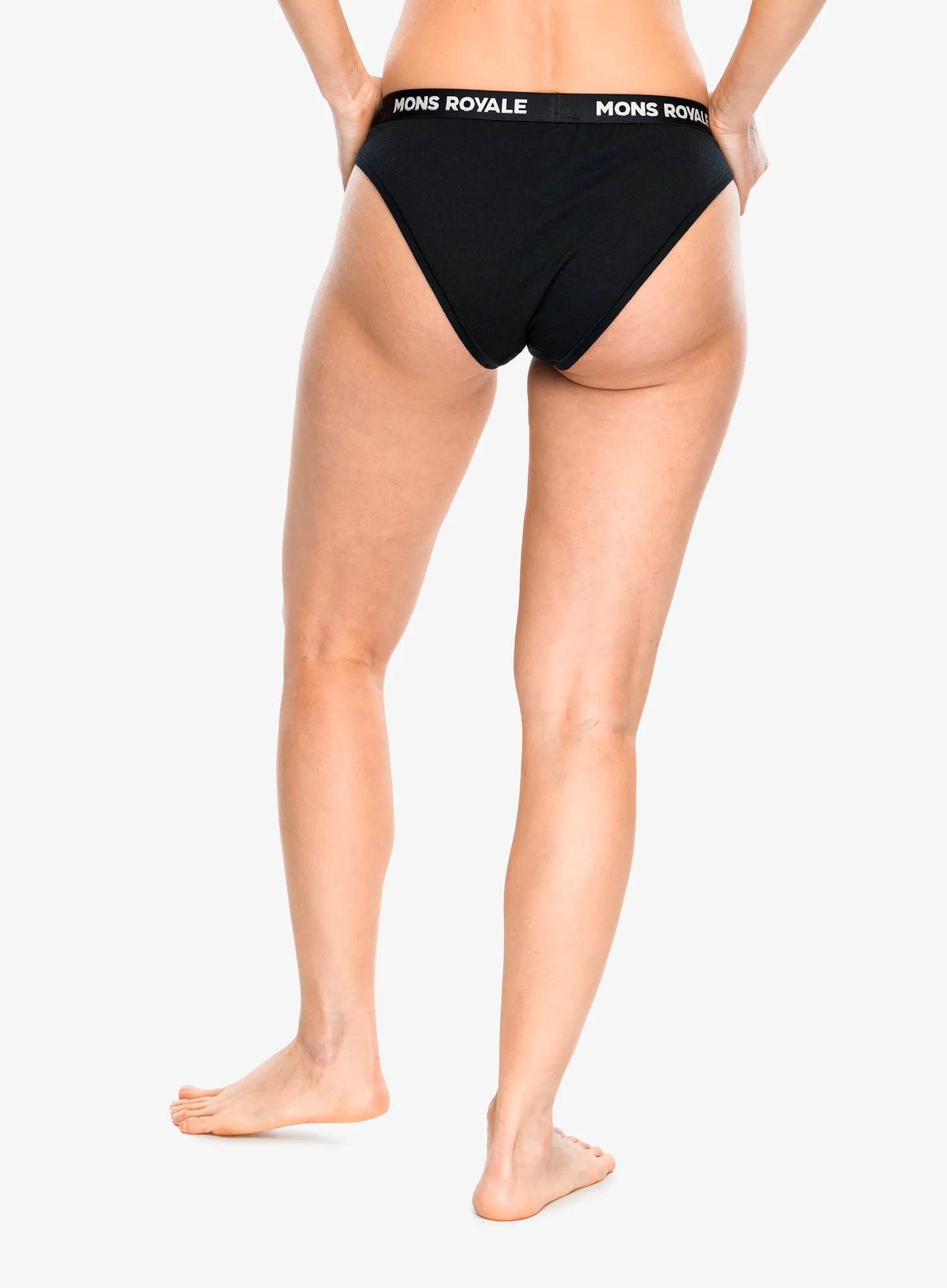 Mons Royale Folo Merino Briefs Termoaktív női alsó - black