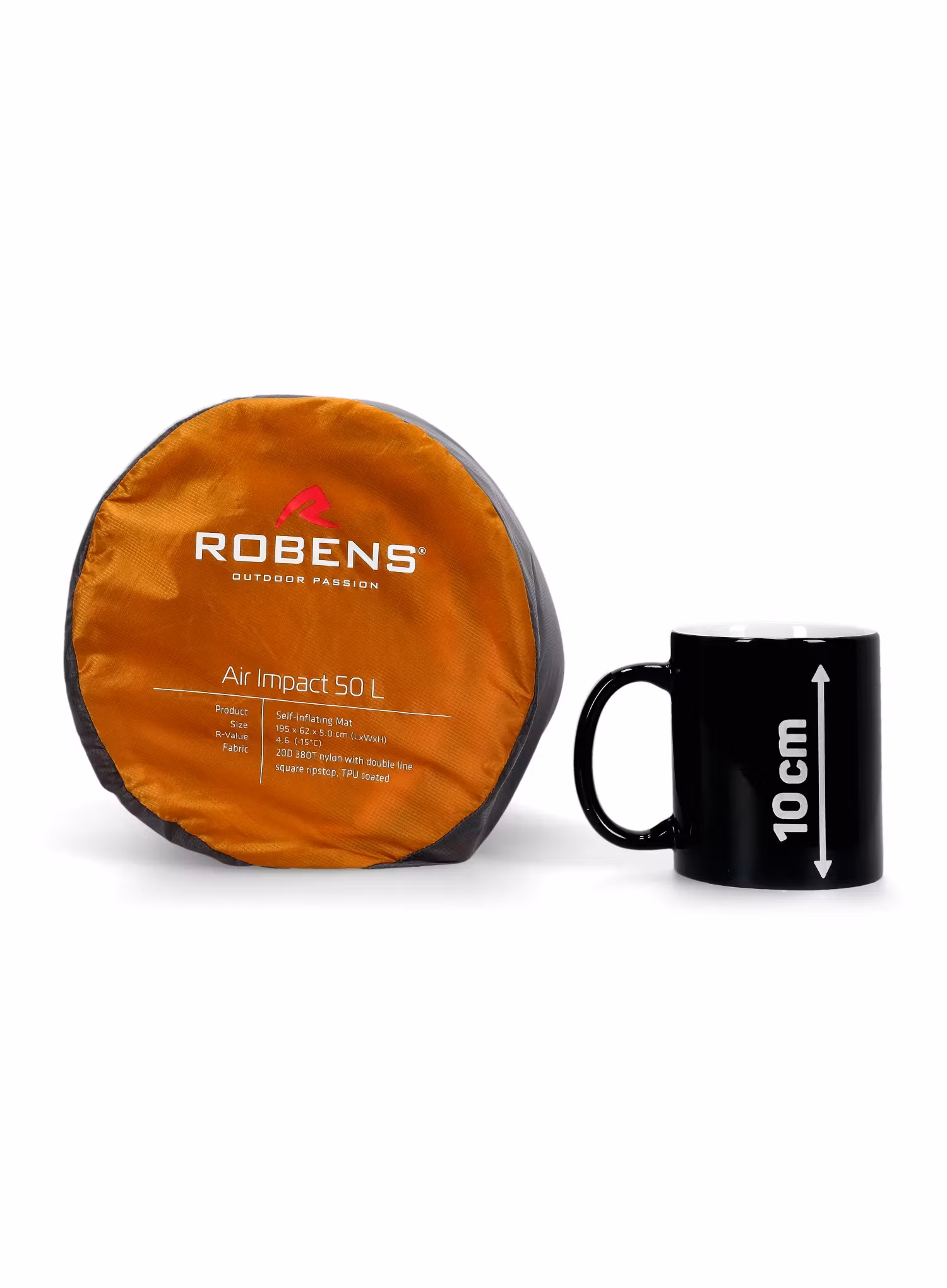 Robens Air Impact 50 L Önfelfújódó derékalj - yellow