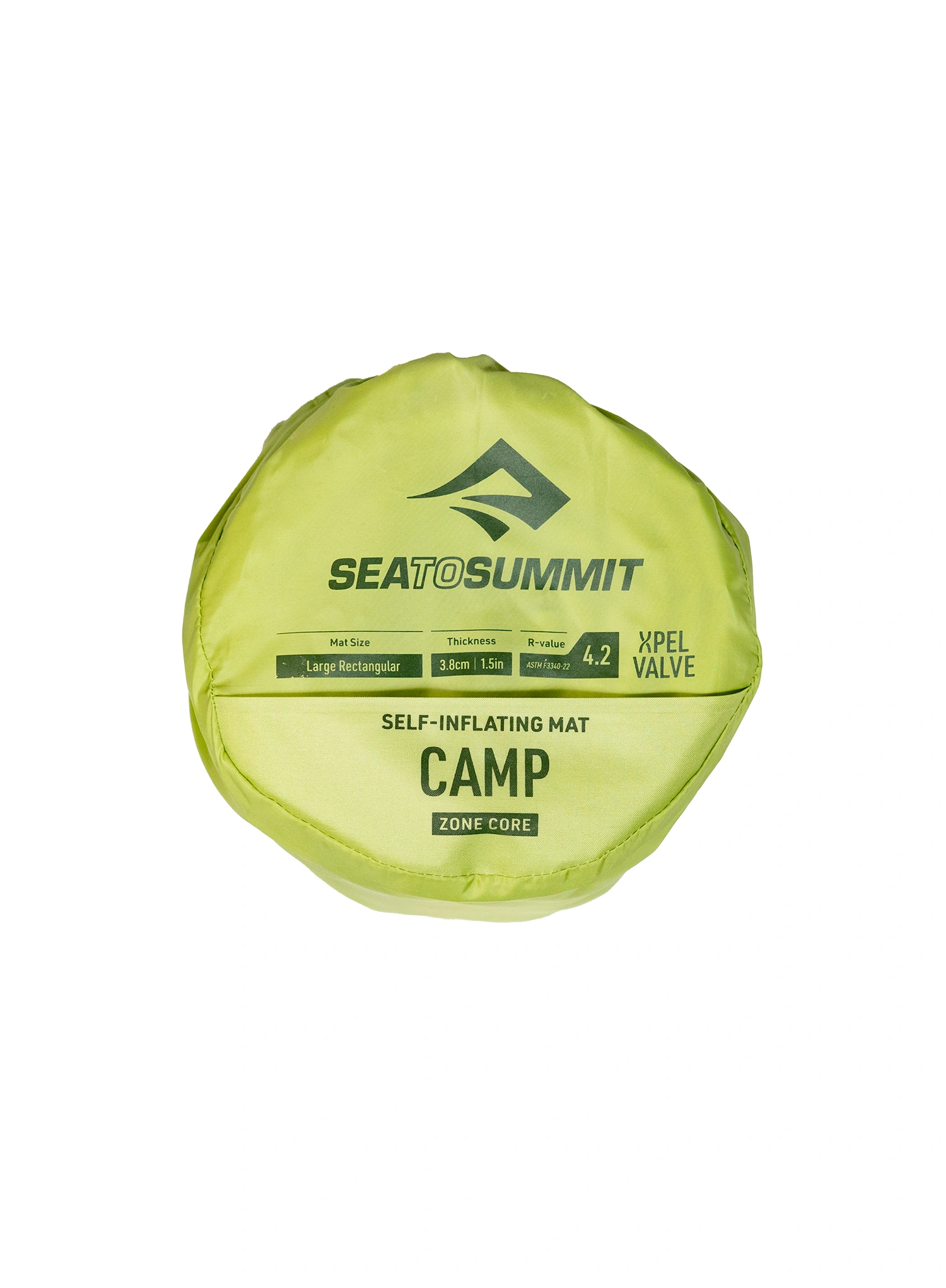 Sea to Summit Camp Mat L Önfelfújódó derékalj - tarragon