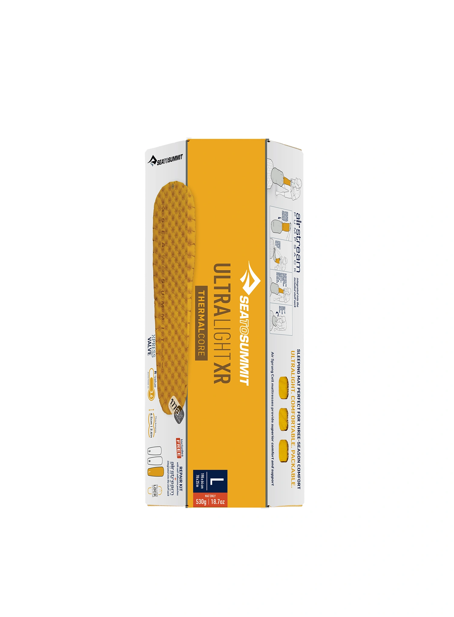 Sea to Summit Ultralight XR Insulated Mat L Felfújható matrac - arrowwood
