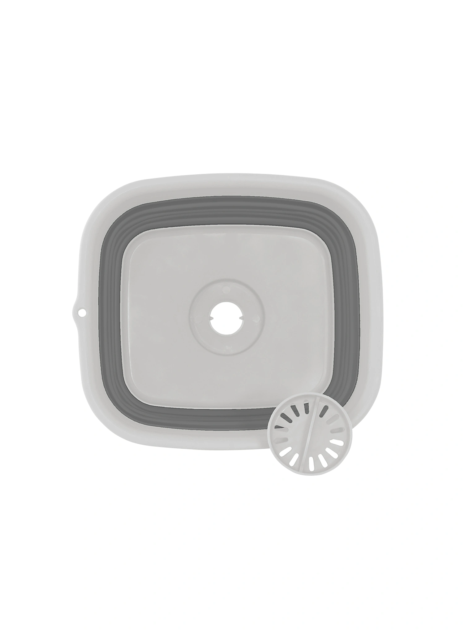 Outwell Collaps Wash Bowl w/drain Tál - grey mist