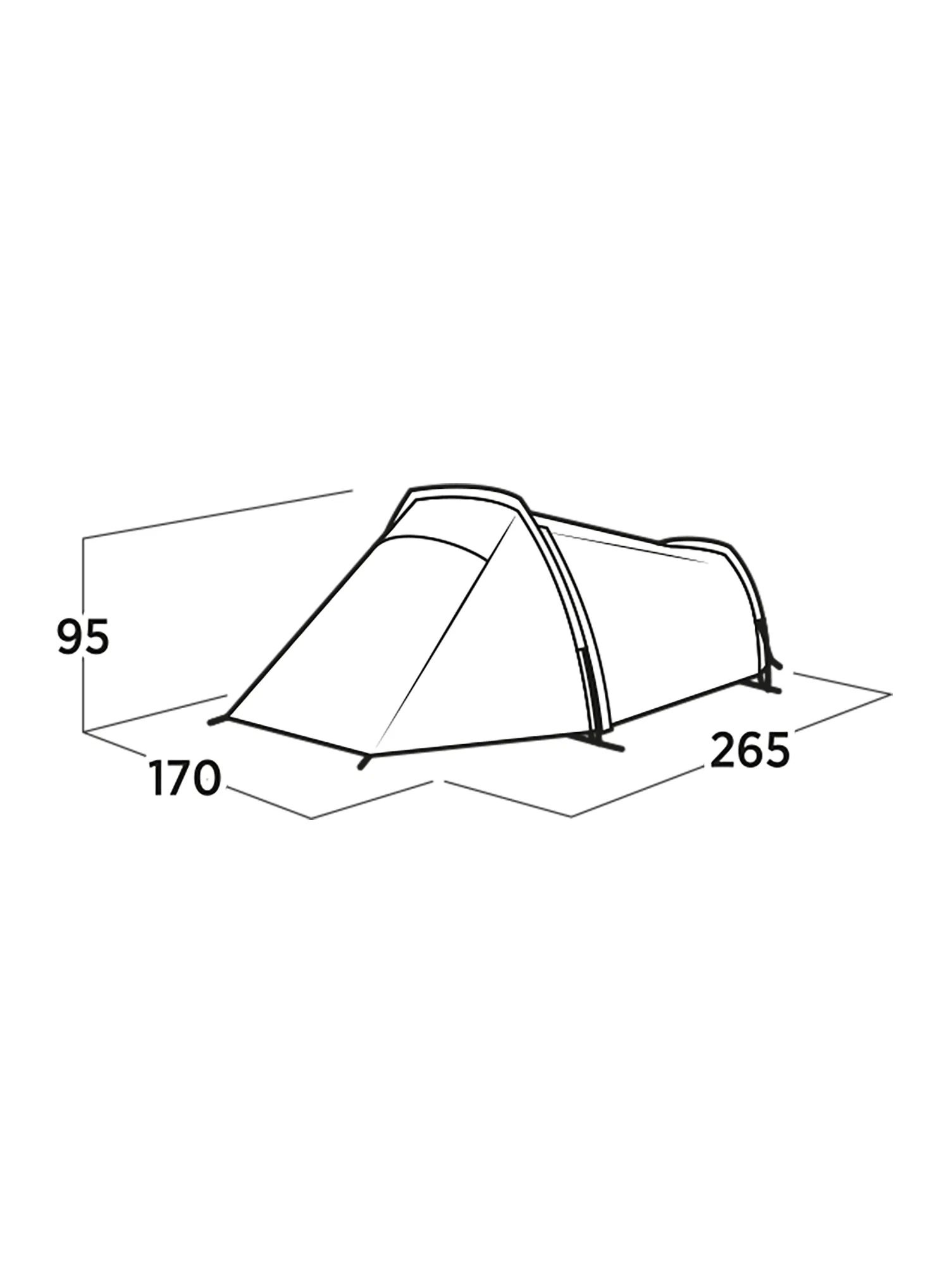 Easy Camp Sarek 2 Kétszemélyes sátor