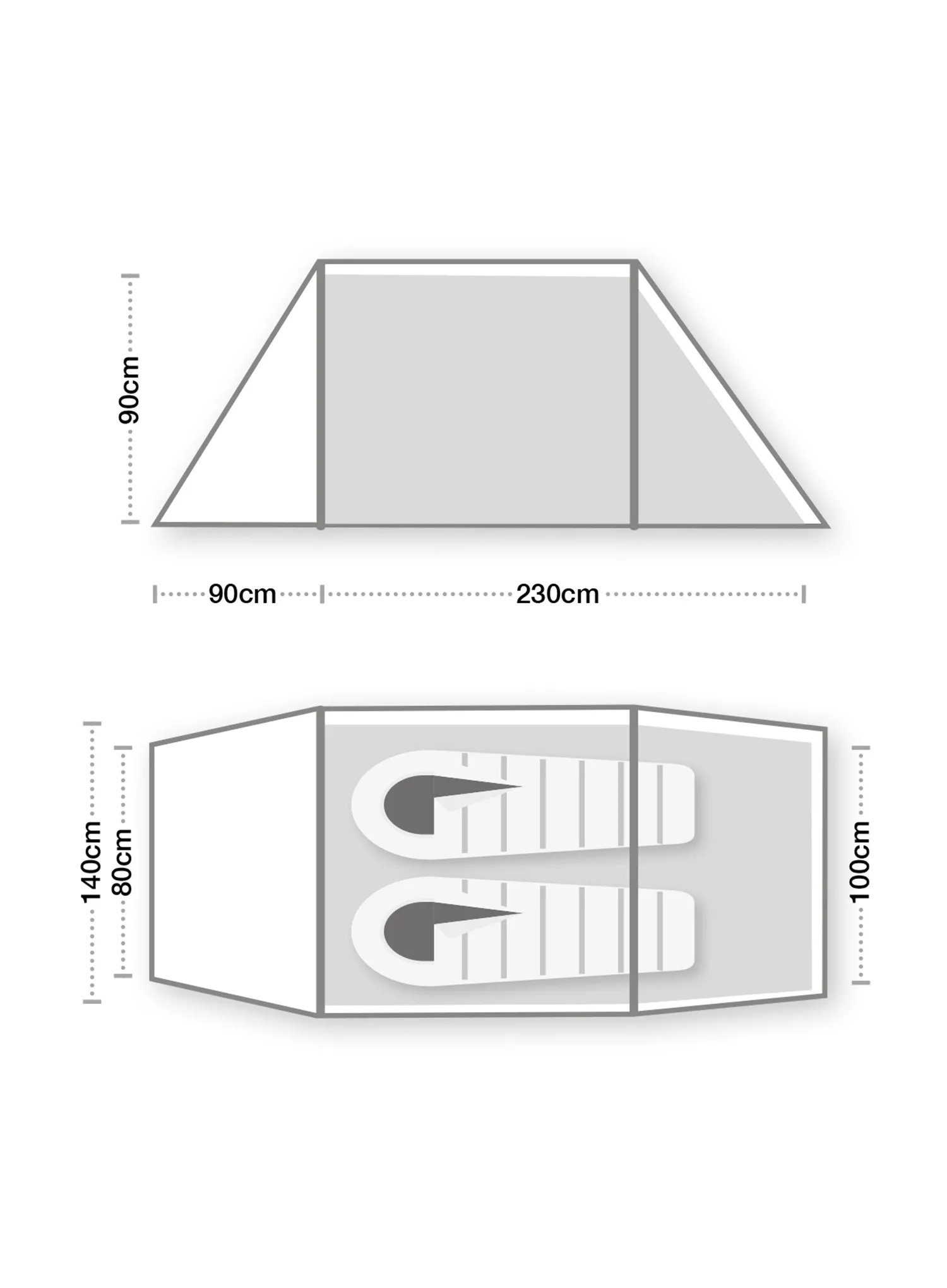 Terra Nova Hoolie Compact 2 Kétszemélyes sátor