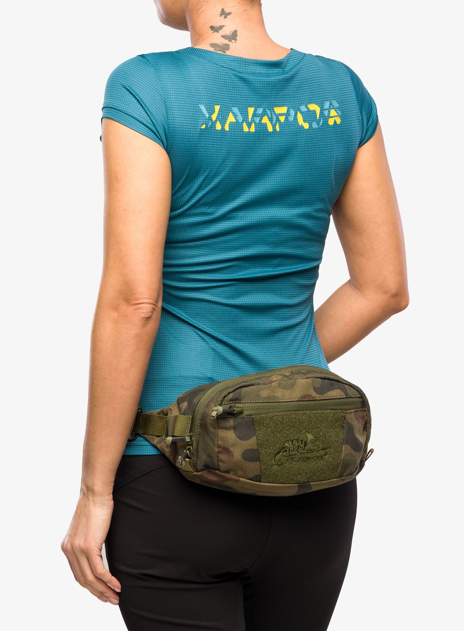 Helikon-Tex Bandicoot Waist Pack Cordura Övtáska - pl woodland