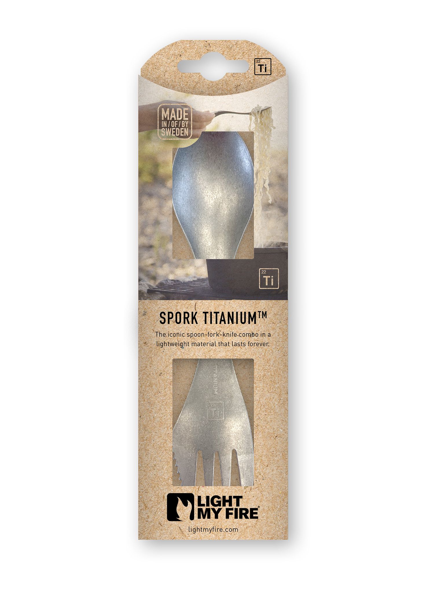 Light My Fire Spork Original Titanium Kanálvilla