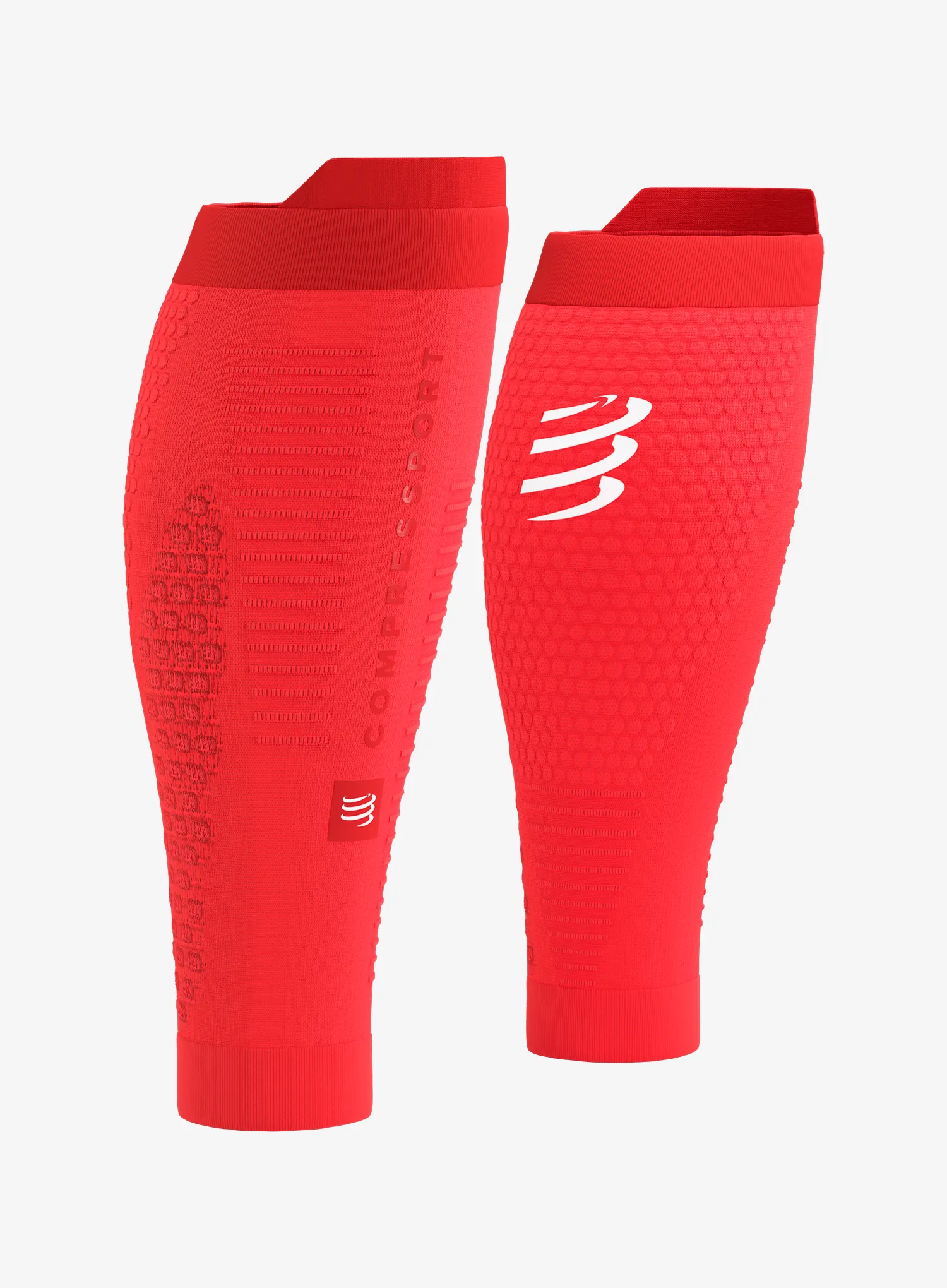 Compressport R2 3.0 Nadrágszár futáshoz - fluo red/white