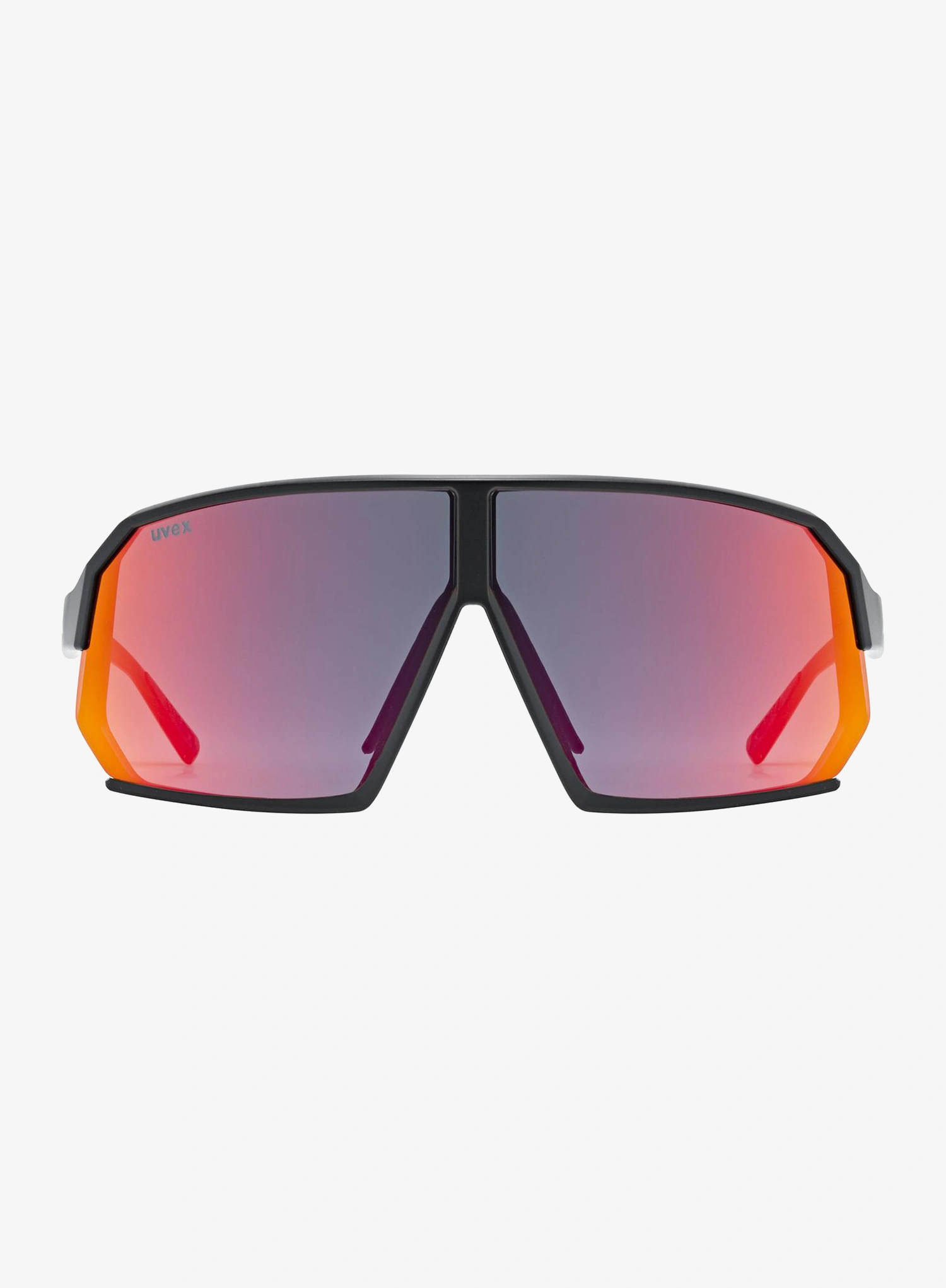 Uvex Sportstyle 237 Napszemüveg - black matt/mirror red