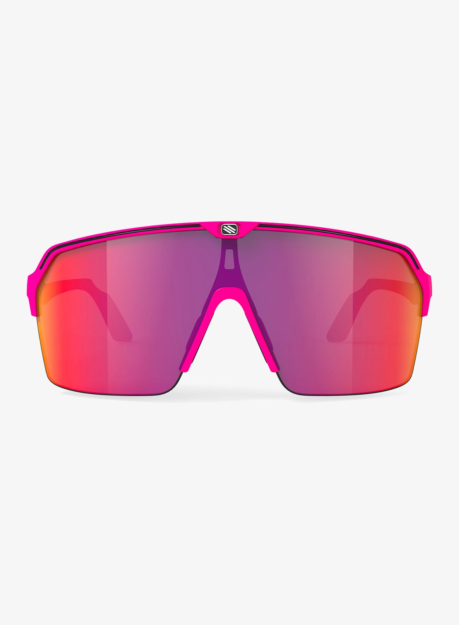 Rudy Project Spinshield Air Kerékpáros Szemüveg - pink fluo matte/multilaser red