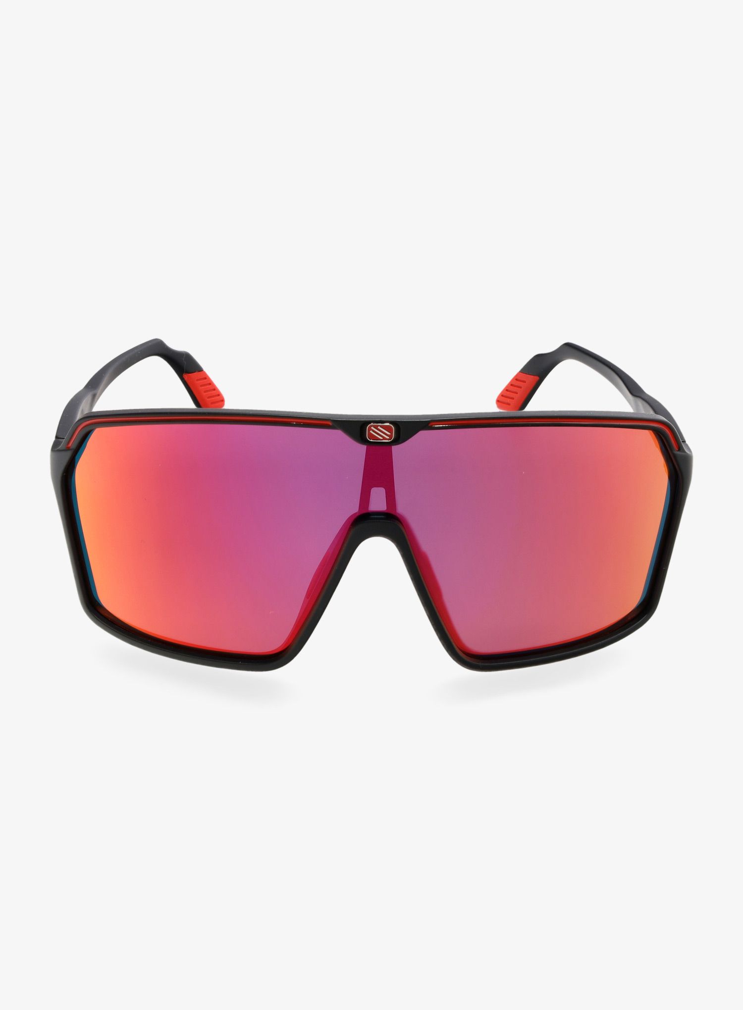 Rudy Project Spinshield Kerékpáros Szemüveg - black matte/multilaser red