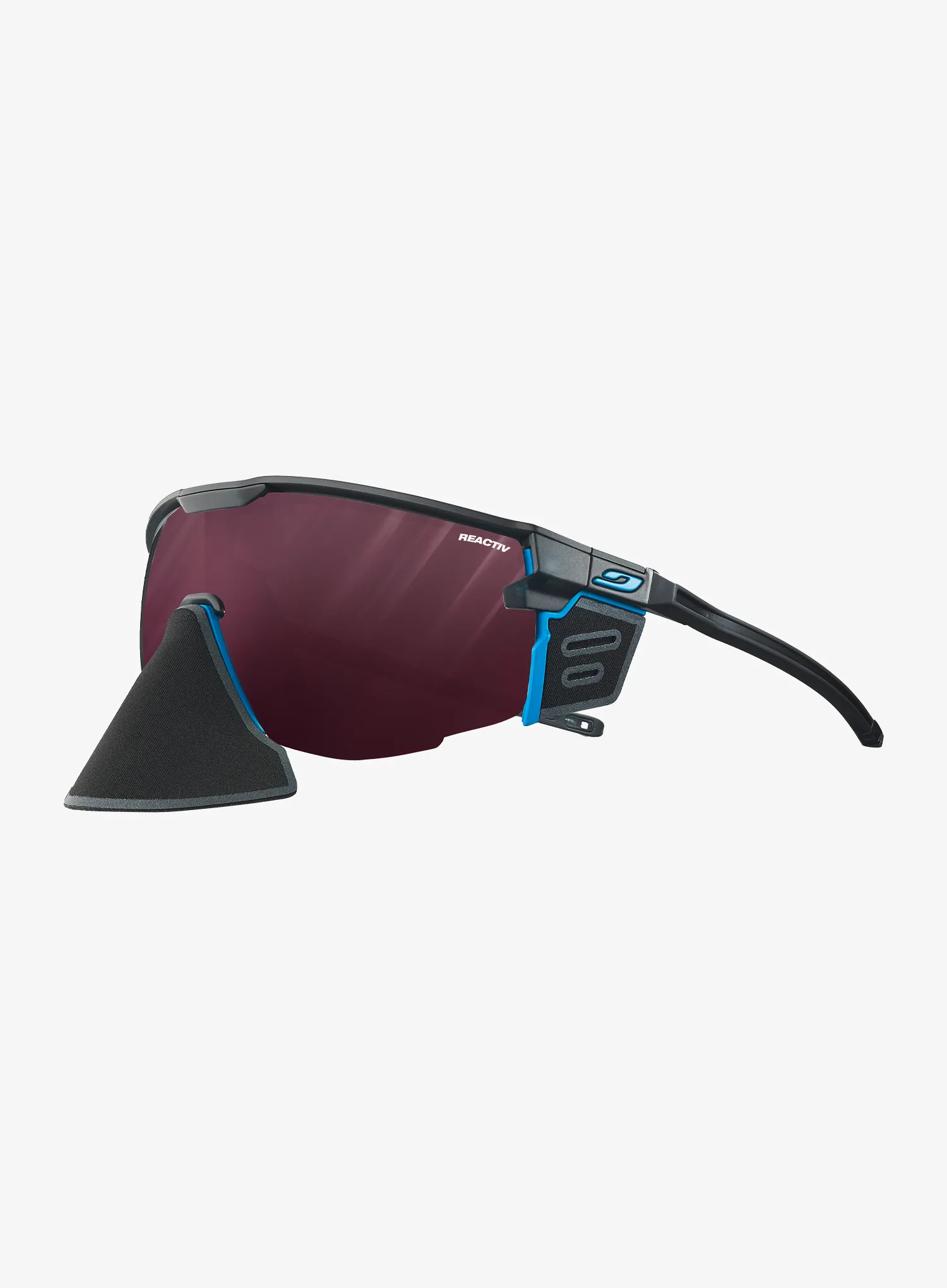 Julbo Ultimate Cover - REACTIV 0-4 HC Napszemüveg - black/blue/blue