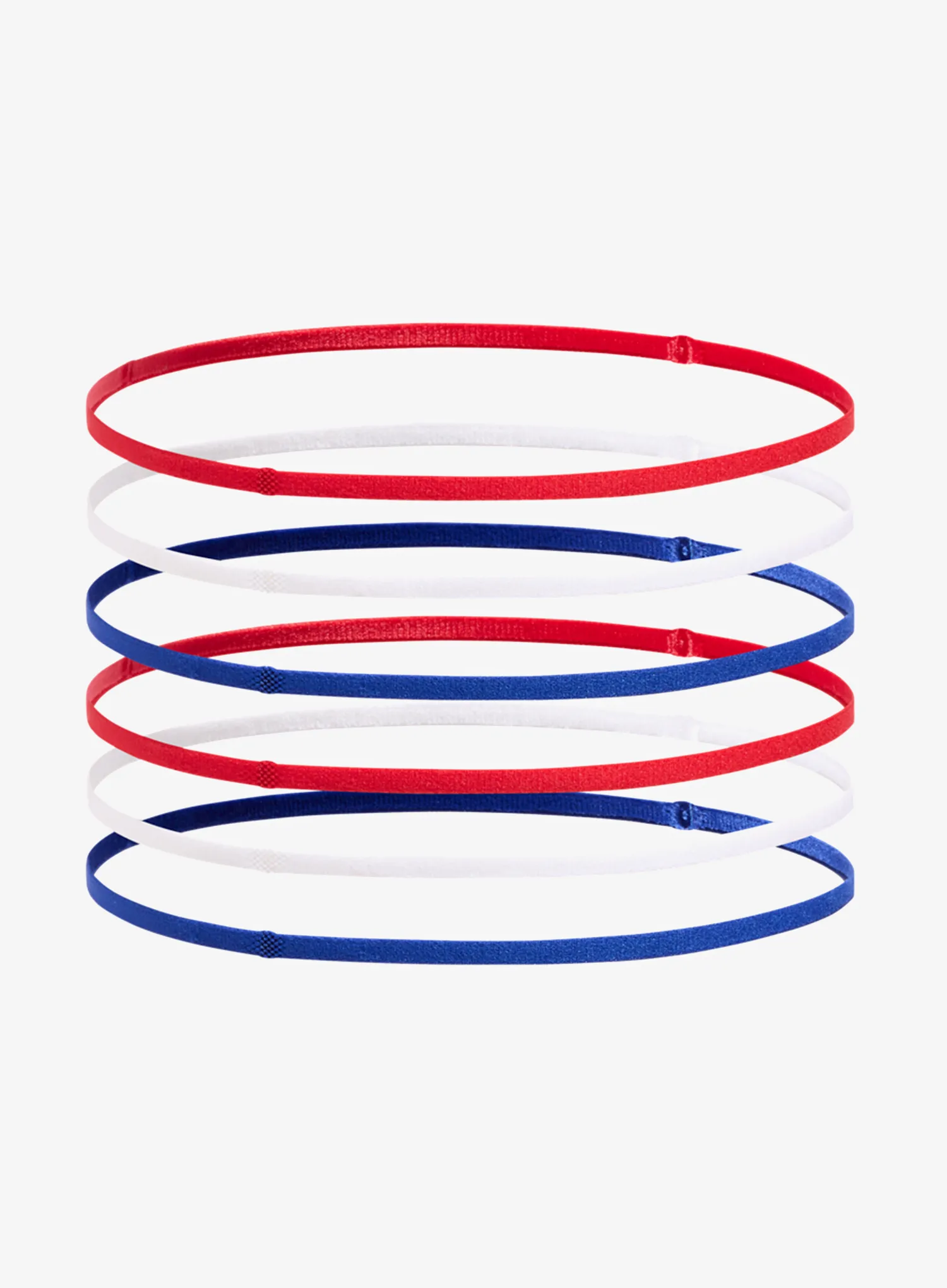 Under Armour Mini Elastic 6PK Női fejpántok - red/white