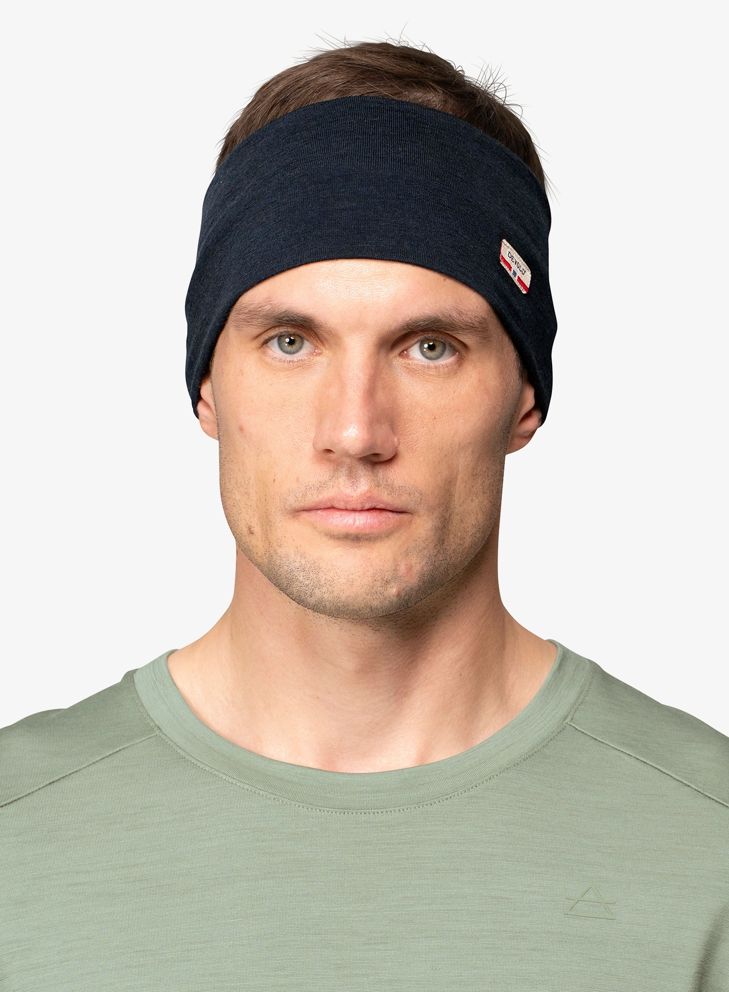 Devold Breeze Plus Merino 200 Headband Fejpánt - ink