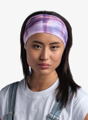 Buff Coolnet UV Wide Headband Fejpánt - seary purple
