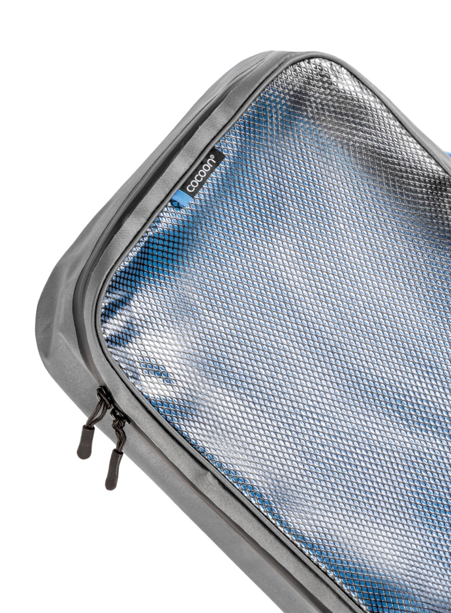 Cocoon Packing Cube - Laminated Net Top L Csomagrendszerező - grey/blue