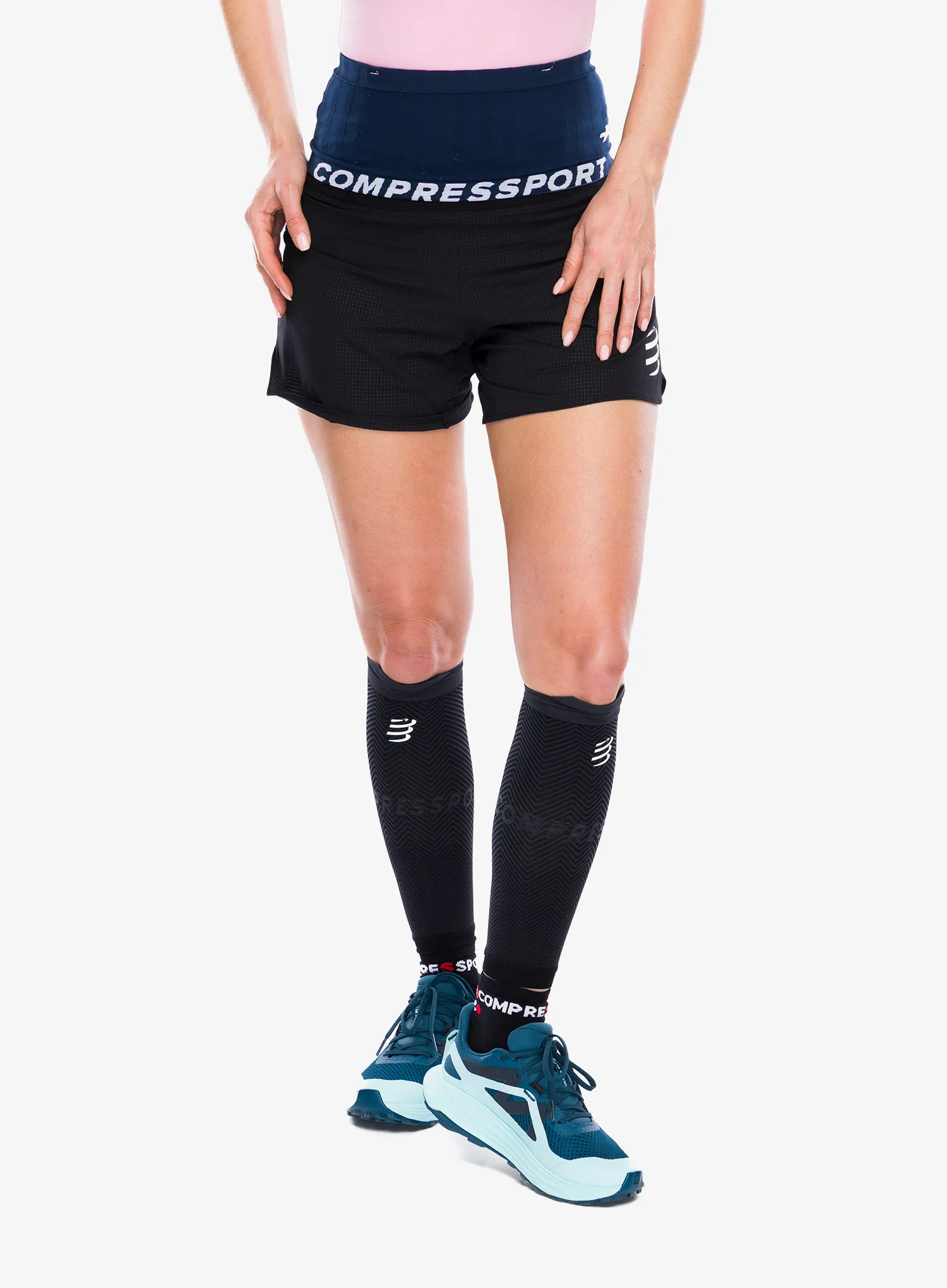 Compressport Free Belt Övtáska futáshoz - blues/indigo