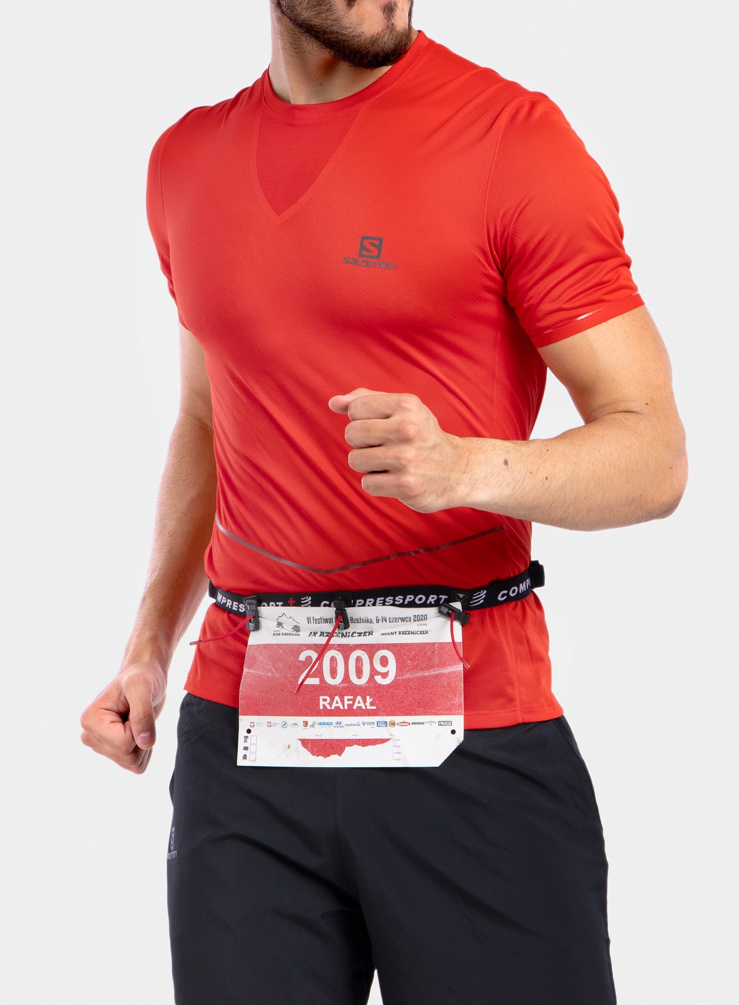 Compressport Race Belt Övtáska Futáshoz - black