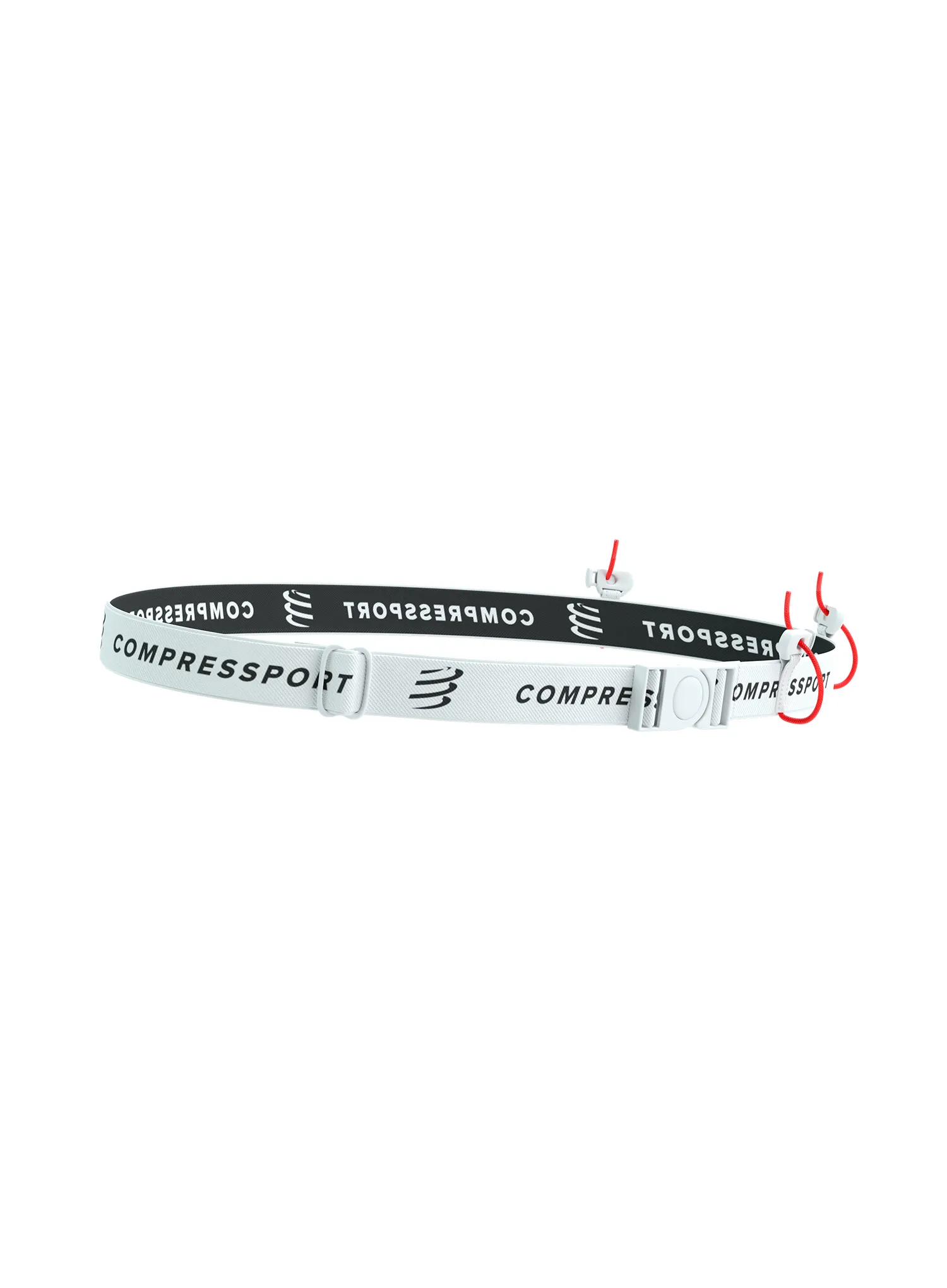 Compressport Race Belt Övtáska futóknak - white