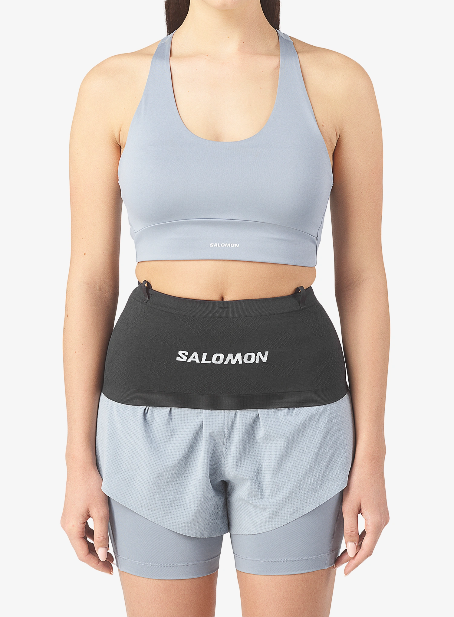 Salomon Adv Skin Seamless Belt Övtáska futóknak - black/white