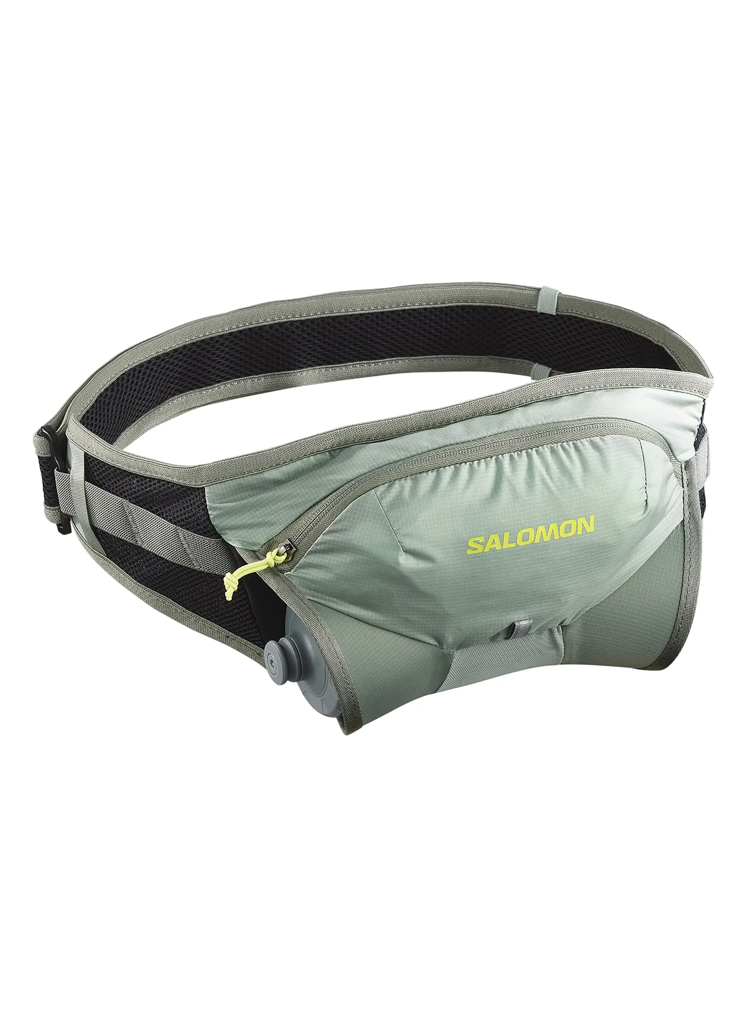 Salomon Cross Belt 1 Bottle Övtáska futóknak - green milieu/agave green