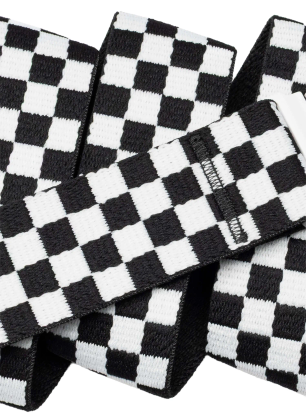 Arcade Check Nadrágszíj - black/glacial