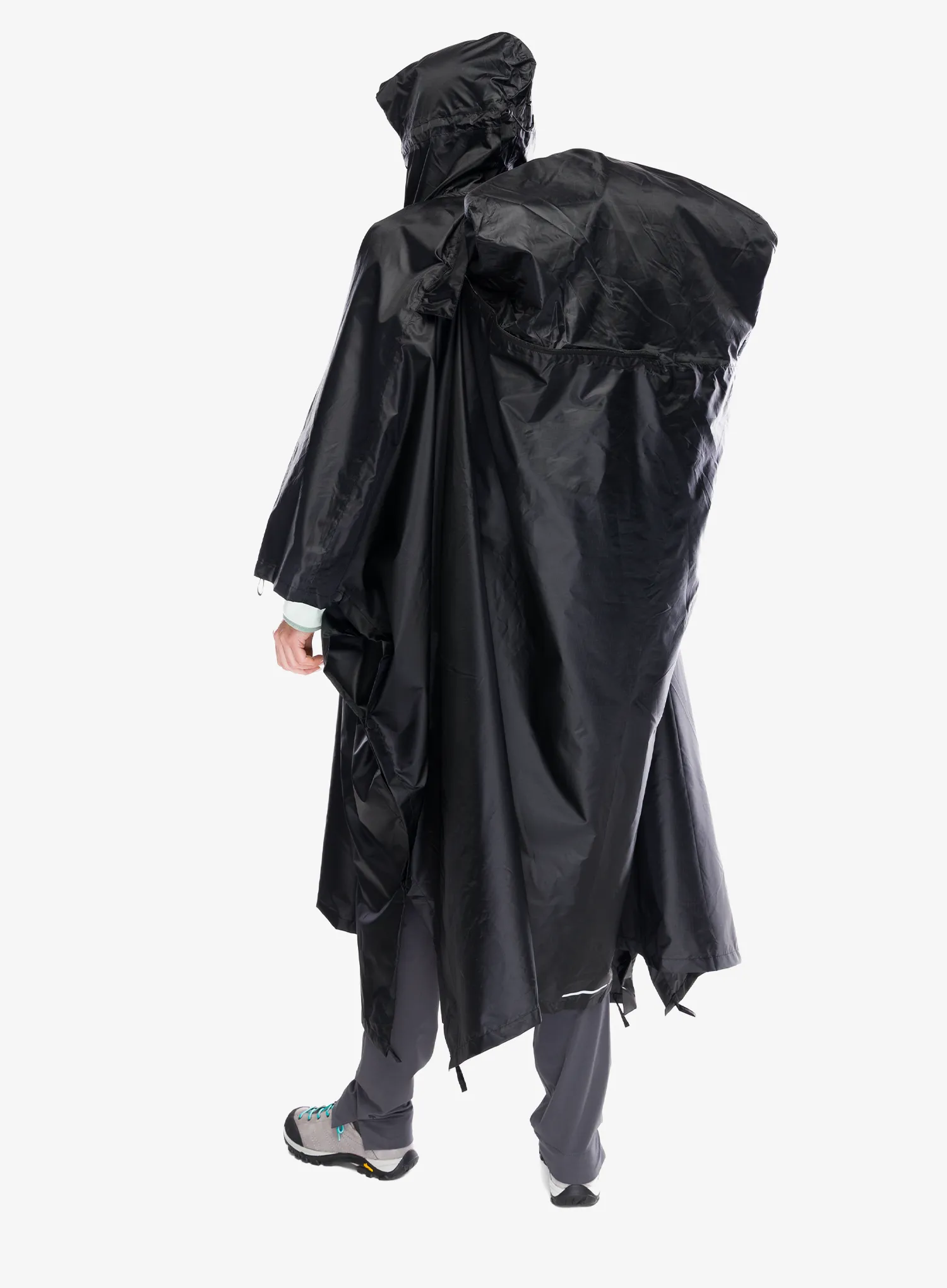 Viking Vesper Backpack Esőköpeny - black