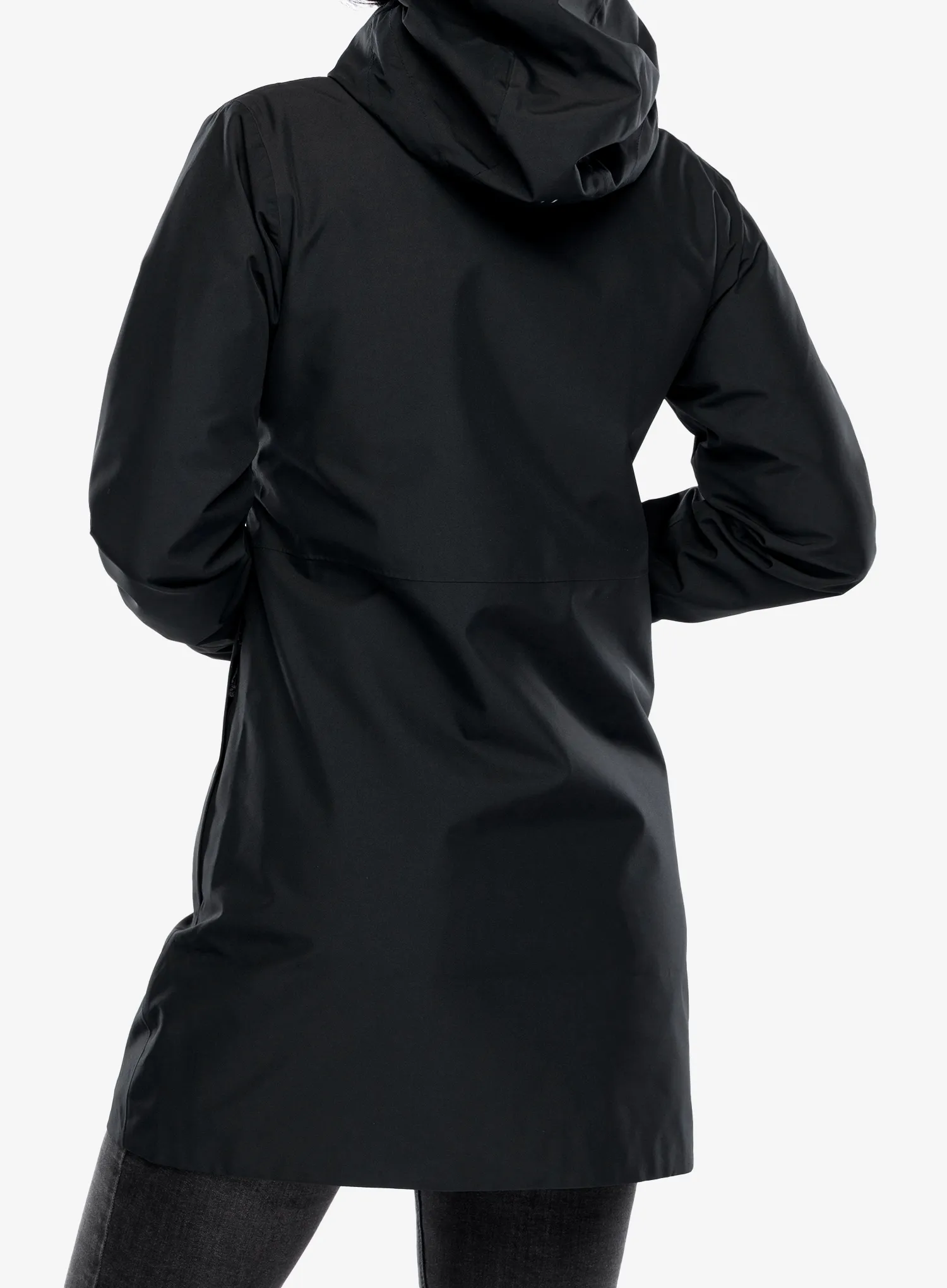 Berghaus Omeara Long Shell Jacket Női esőkabát - black/black