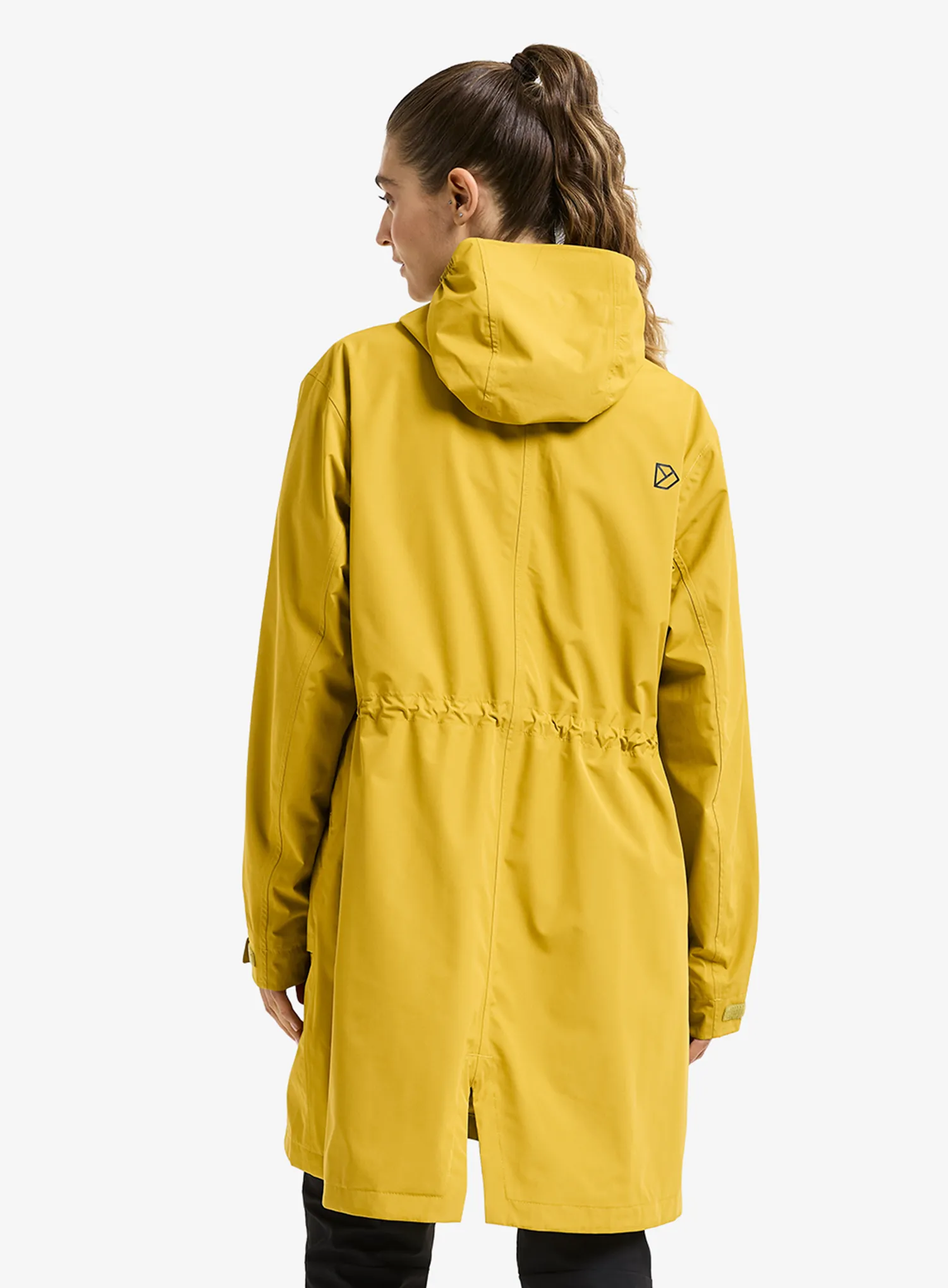Didriksons Eliana Parka Női esőkabát - yellow pollen