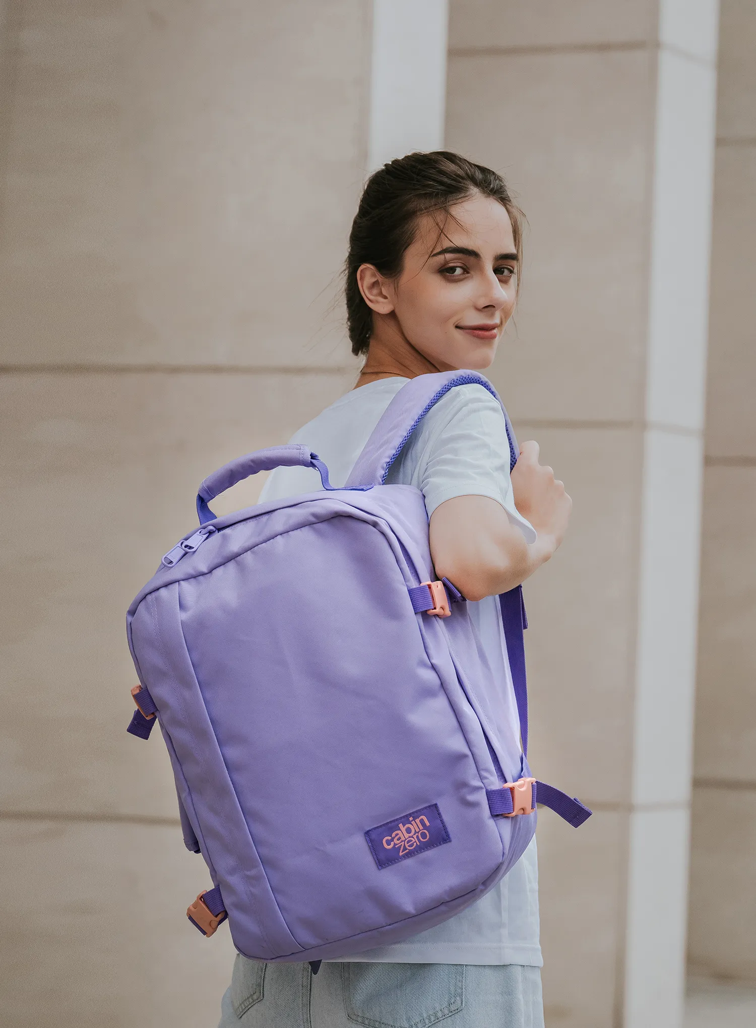CabinZero Classic 28 L Hátizsák repülőgépre - smokey violet