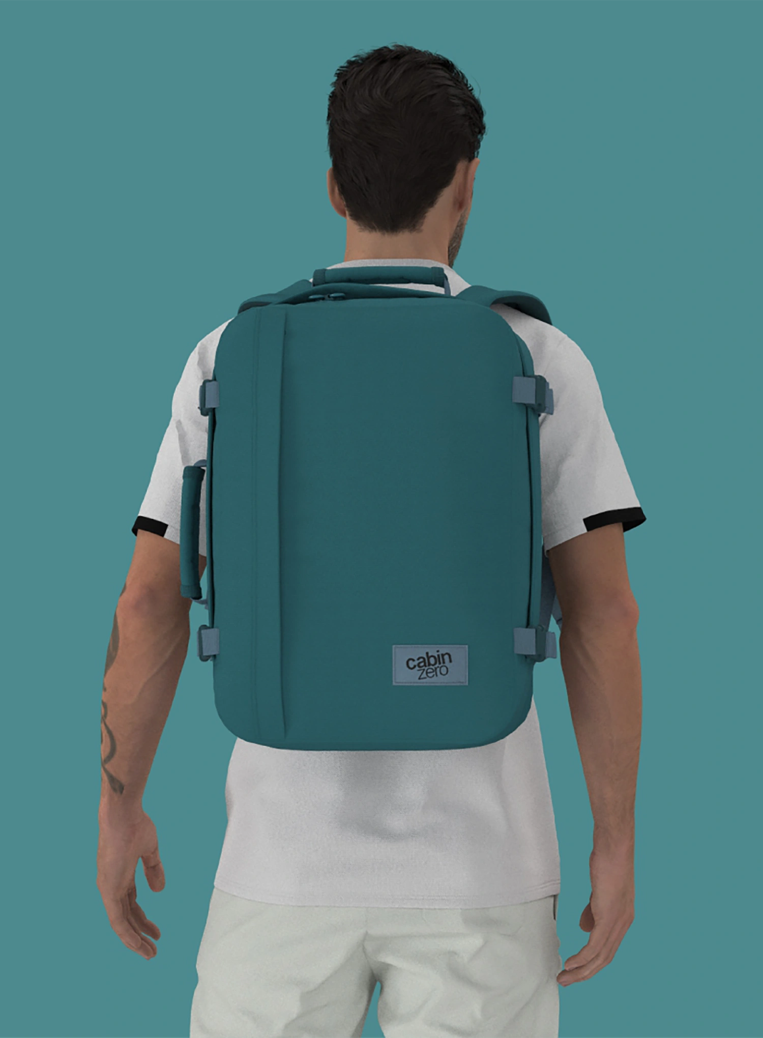 CabinZero Classic 36 L Hátizsák repülőgépre - aruba blue