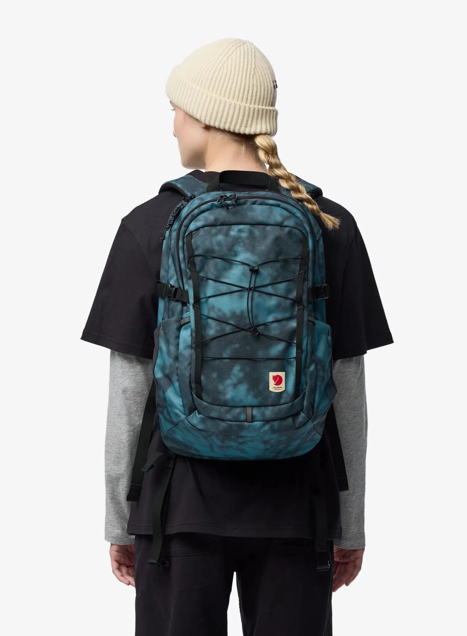Fjallraven Skule Graphics 24 Városi hátizsák - teal/shade