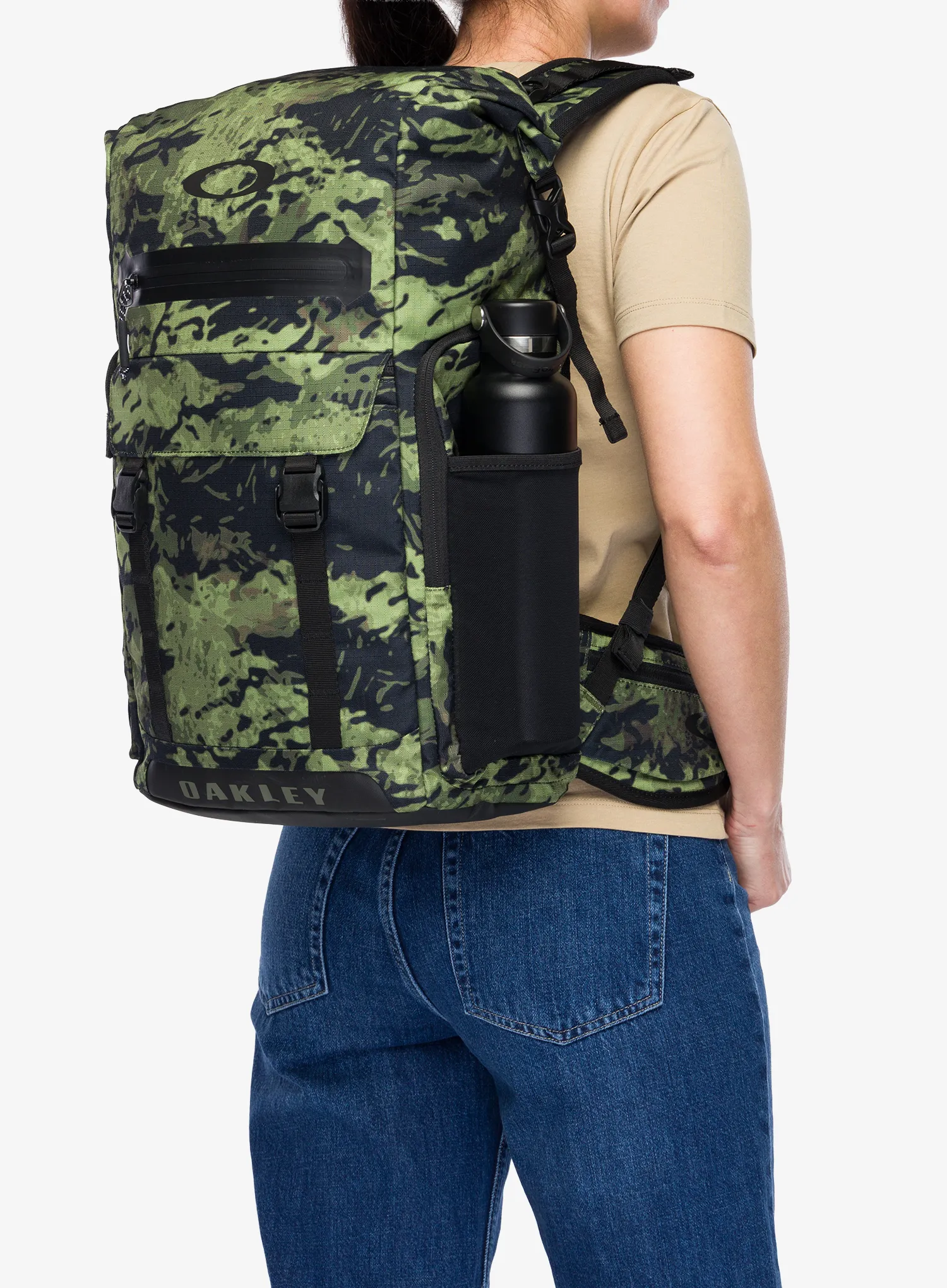 Oakley Road Trip Terrain 25 l RC Pack Laptop-Hátizsák - tiger camo green