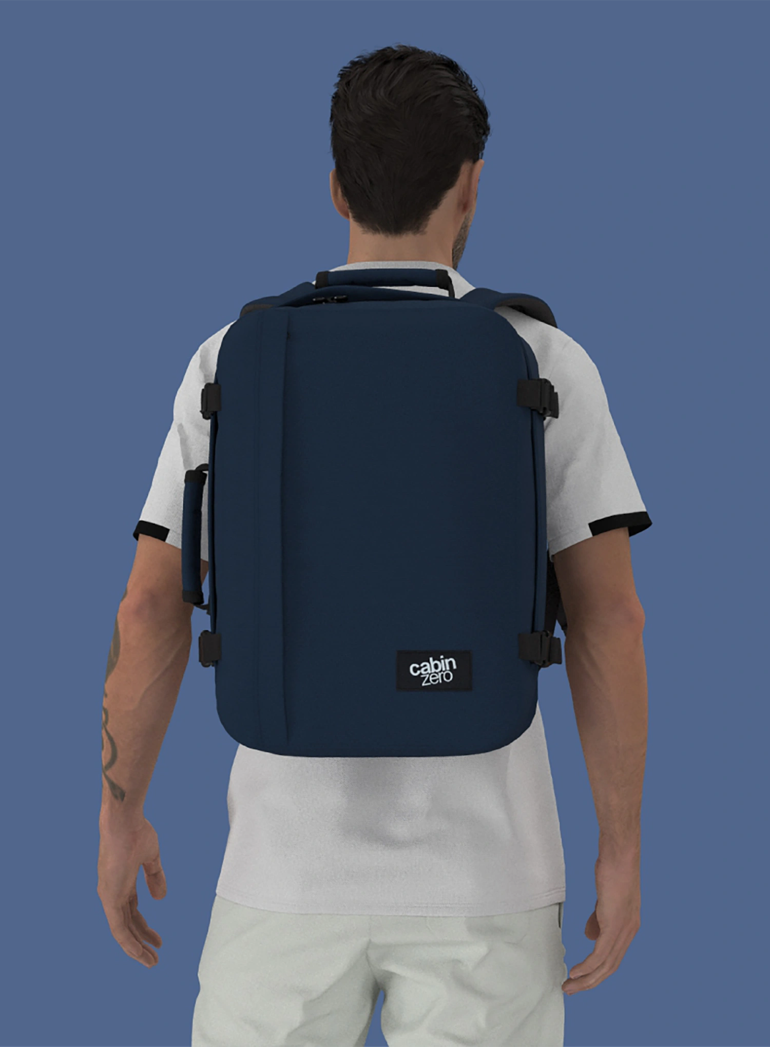 CabinZero Classic 36 L Hátizsák utazáshoz - navy